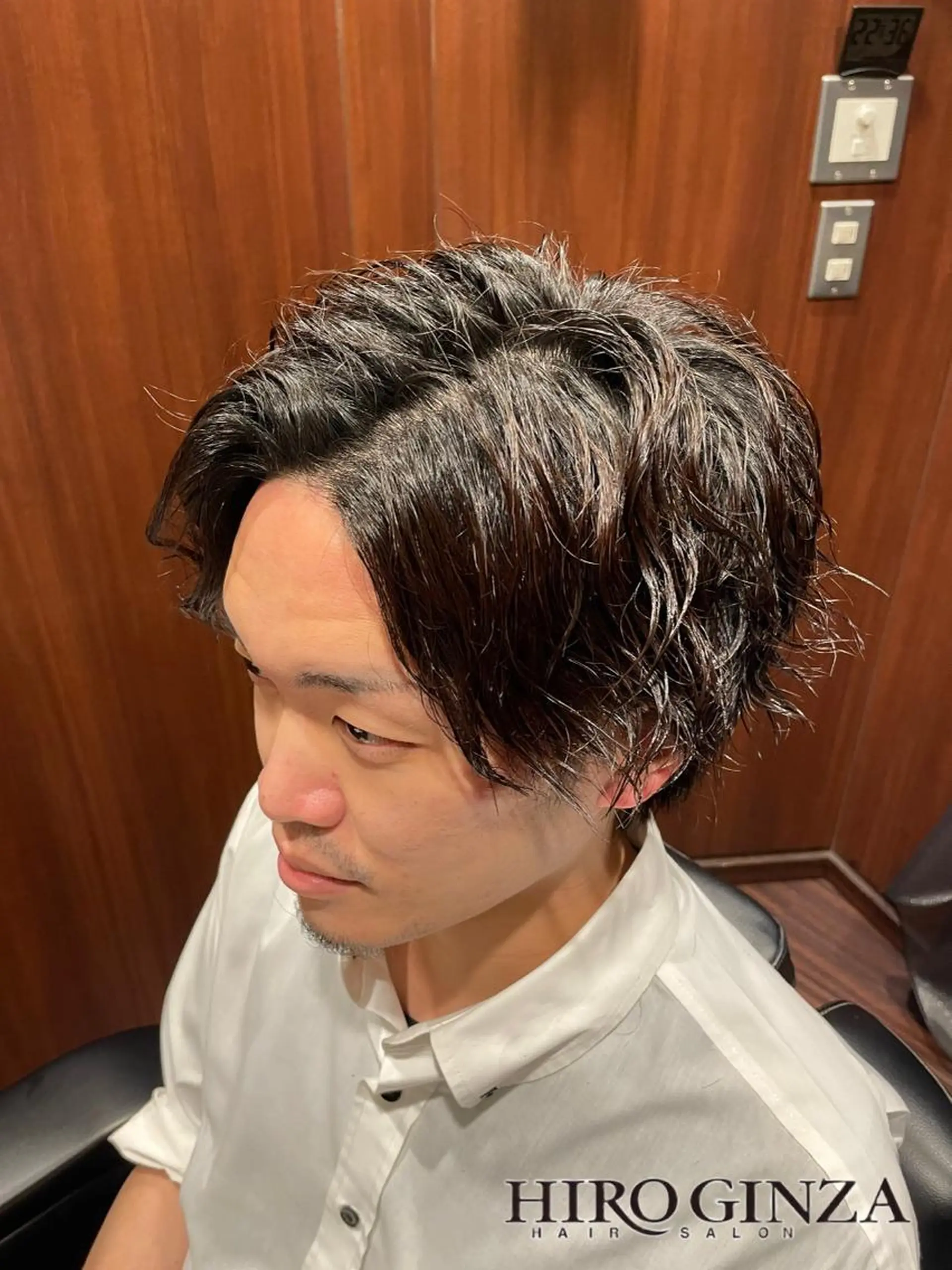 ミディアム パーマ ヒロ銀座 無料急募‼️小野のヘアスタイル