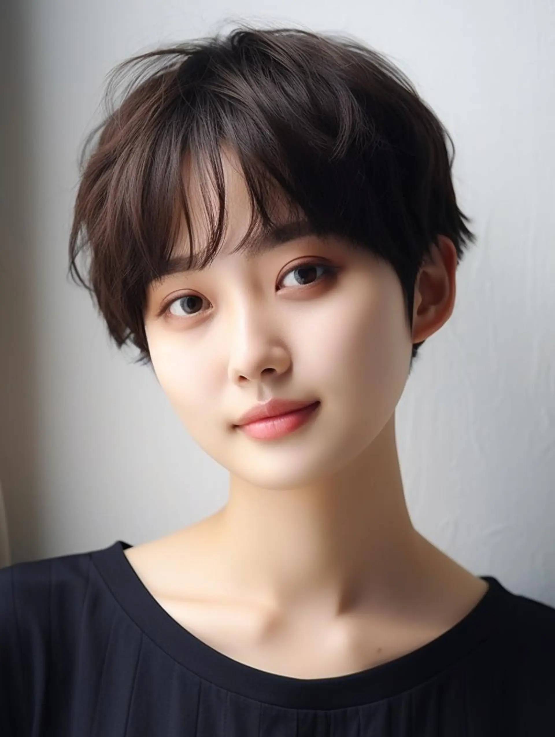 ショート カラー Lehm所属・表参道/さあ や/大人ナチュラルのヘアスタイル