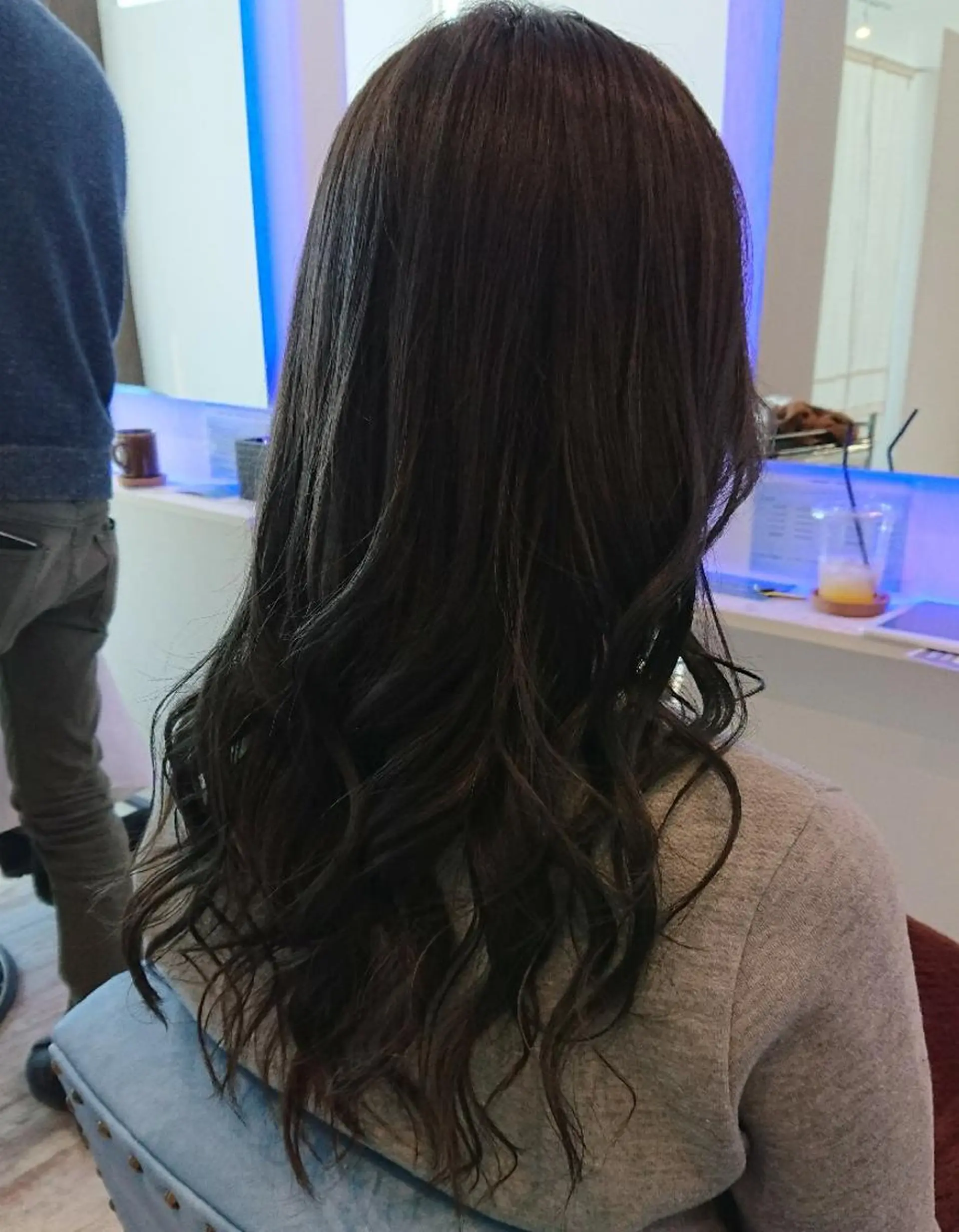 セミロング カラー ヘアアレンジ 小林 伸行のヘアスタイル