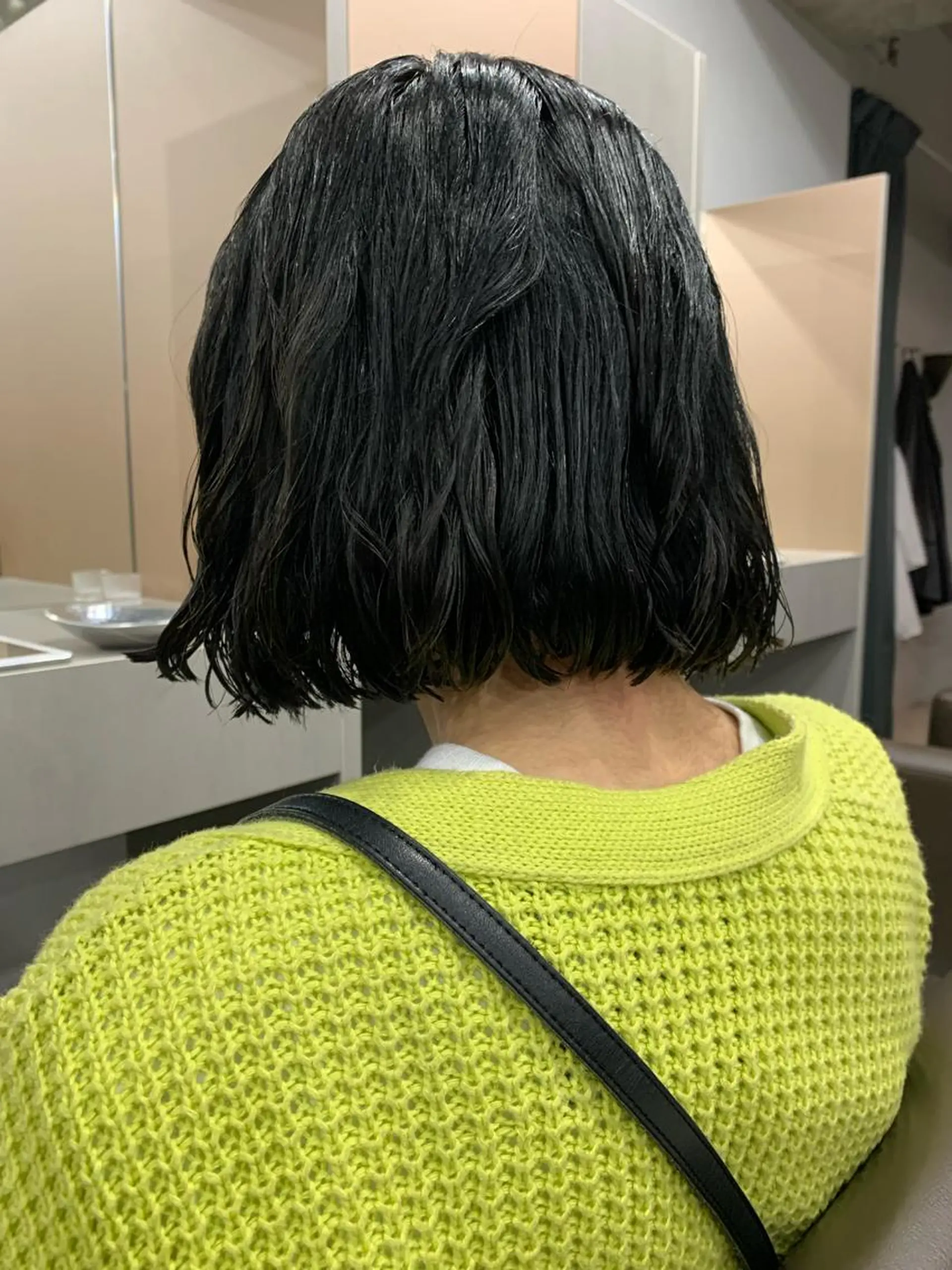 カラー パーマ ボブパーマコテ巻き風 パーマNo1深江秀平のヘアスタイル