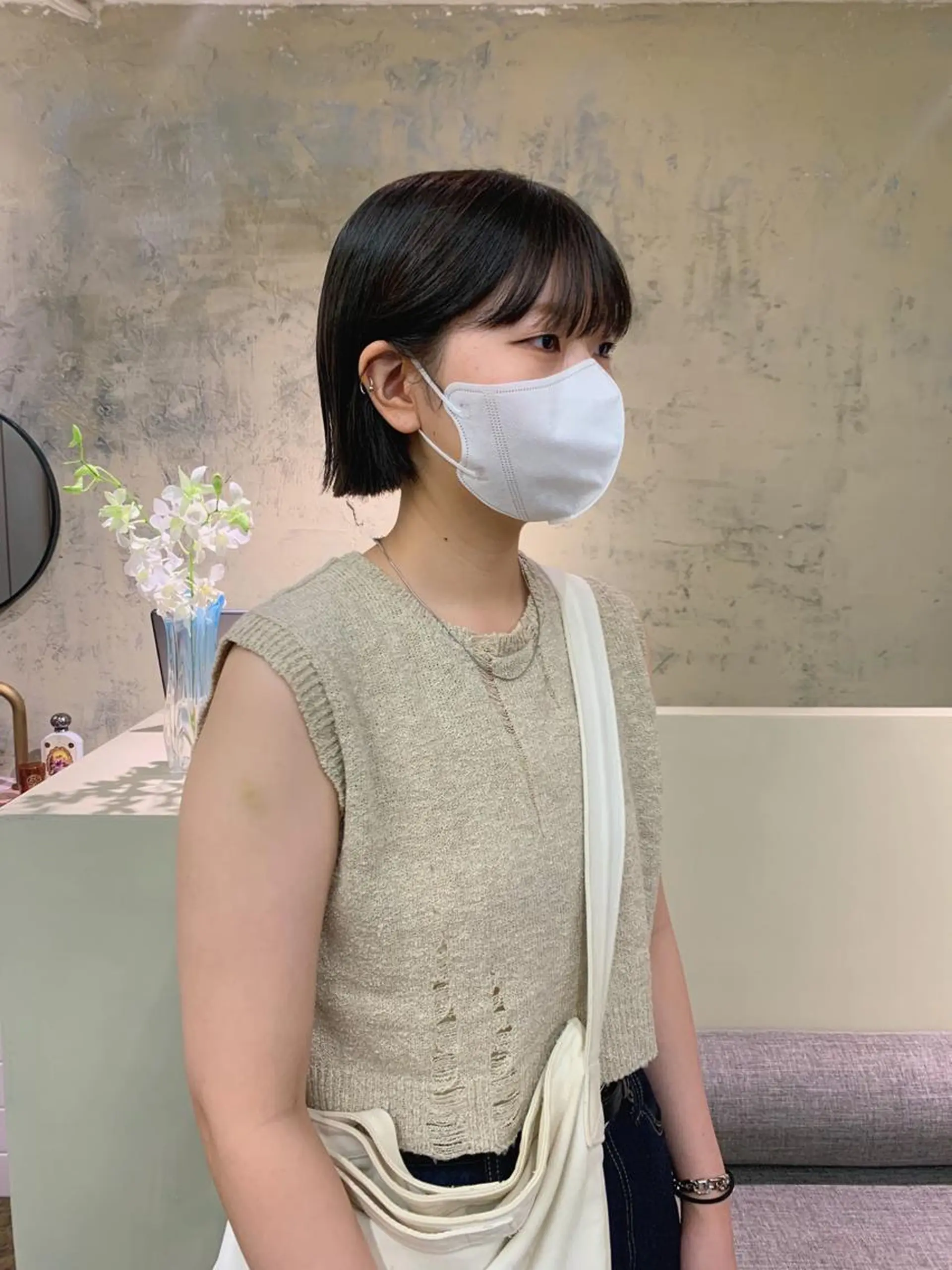 ショート yupi🐈‍⬛ レイヤー/パーマのヘアスタイル