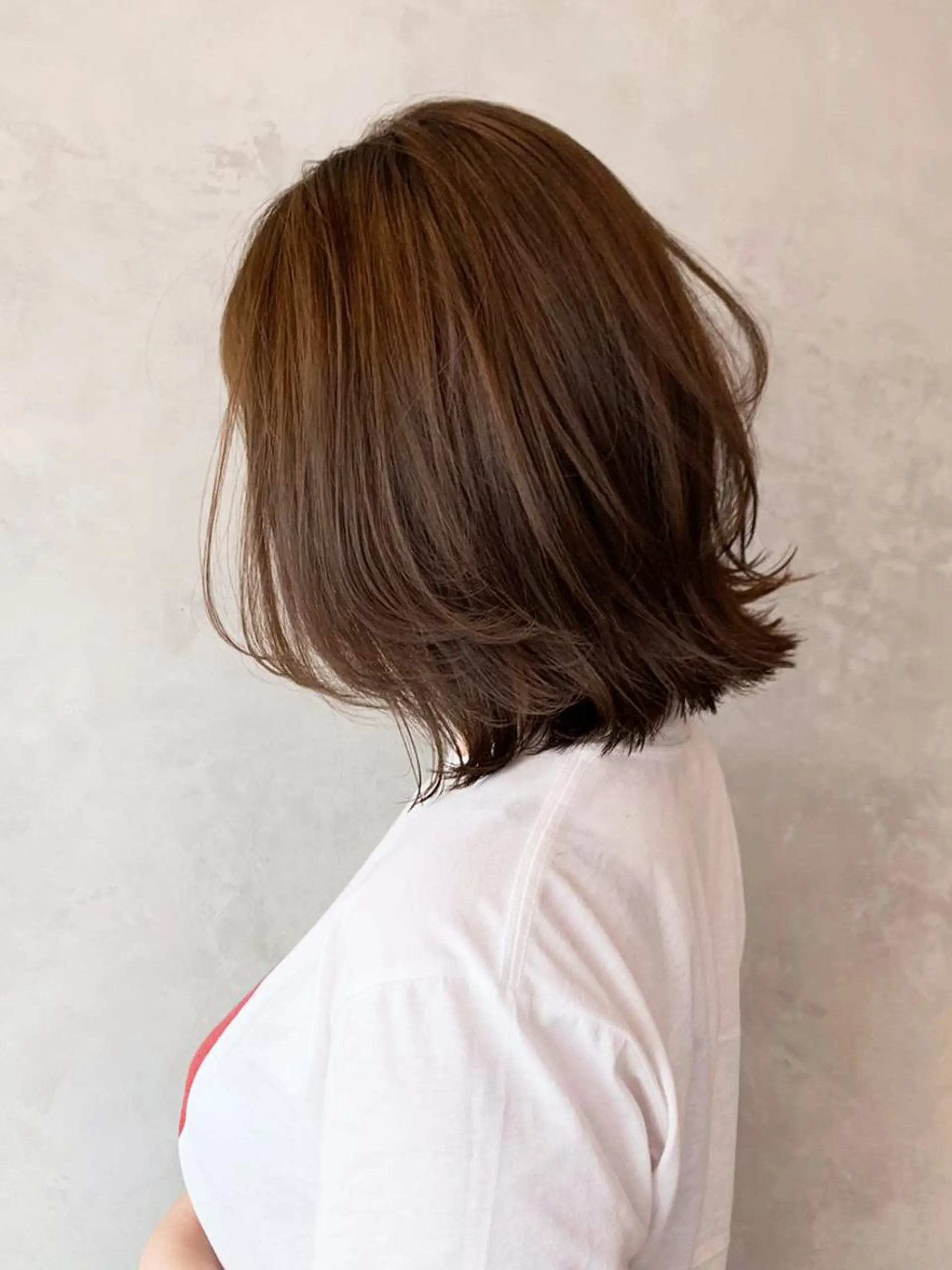 ミディアム カラー パーマ ヘアアレンジ レイヤーカット ウルフカット ウルフレイヤー ITbyALBUM 中野店のヘアスタイル