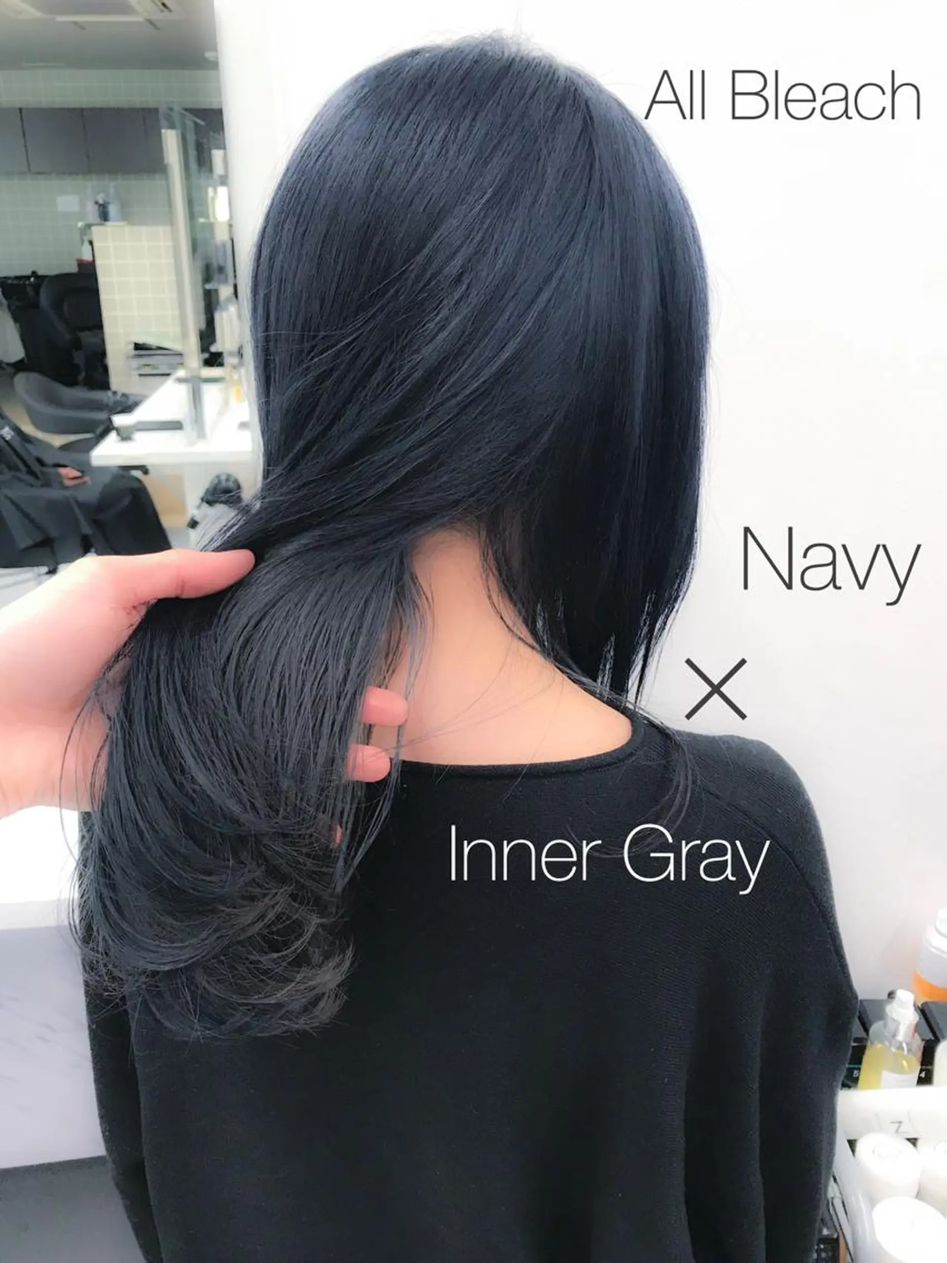 ロング カラー ヘアアレンジ TONE所属・透明感カラー/ 韓国ヘア/縮毛矯正のヘアスタイル