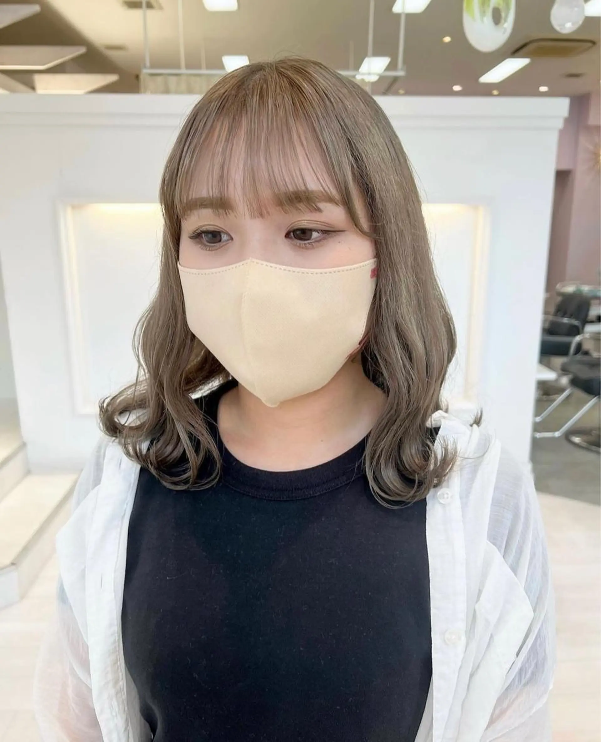 ミディアム Parve Mix /板野妃莉のヘアスタイル