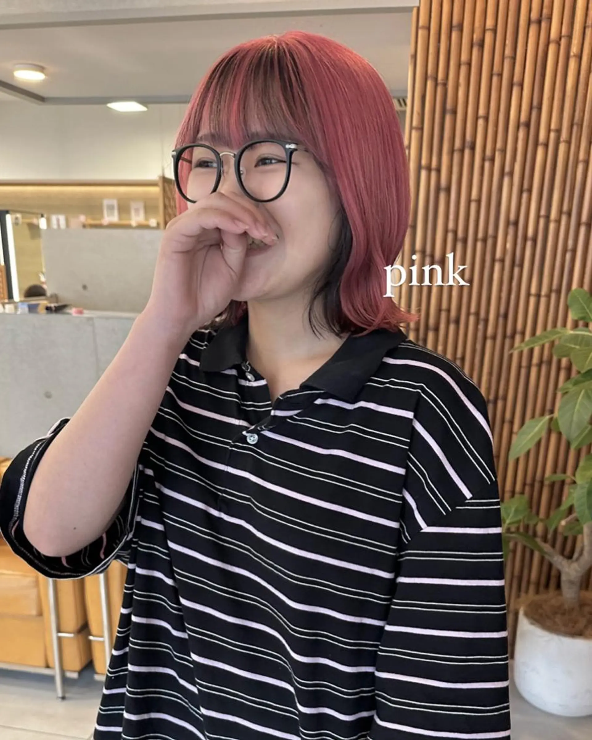 ショート カラー カット ヘアカラー トリートメント 山下恋佳/矢場町/ ブリーチ/ショートのヘアスタイル