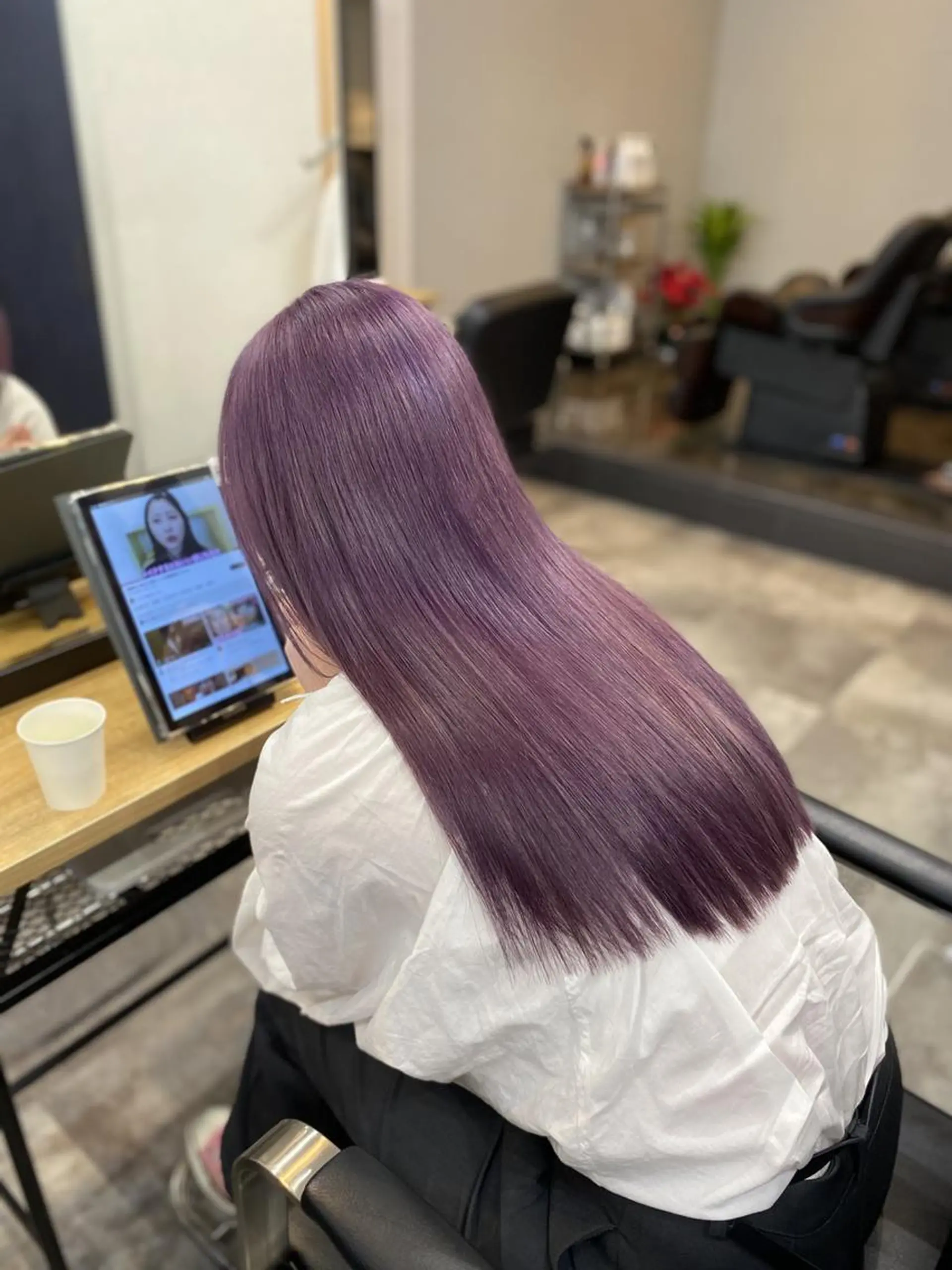 ロング カラー 髪質改善/ハイトーン MOLAのヘアスタイル