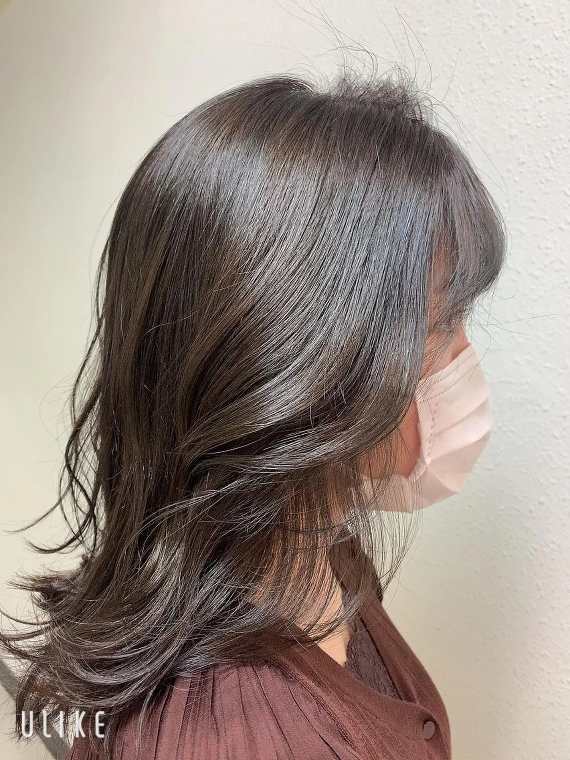 セミロング エンドウ　ミノリ🤎 /半個室/レイヤーのヘアスタイル