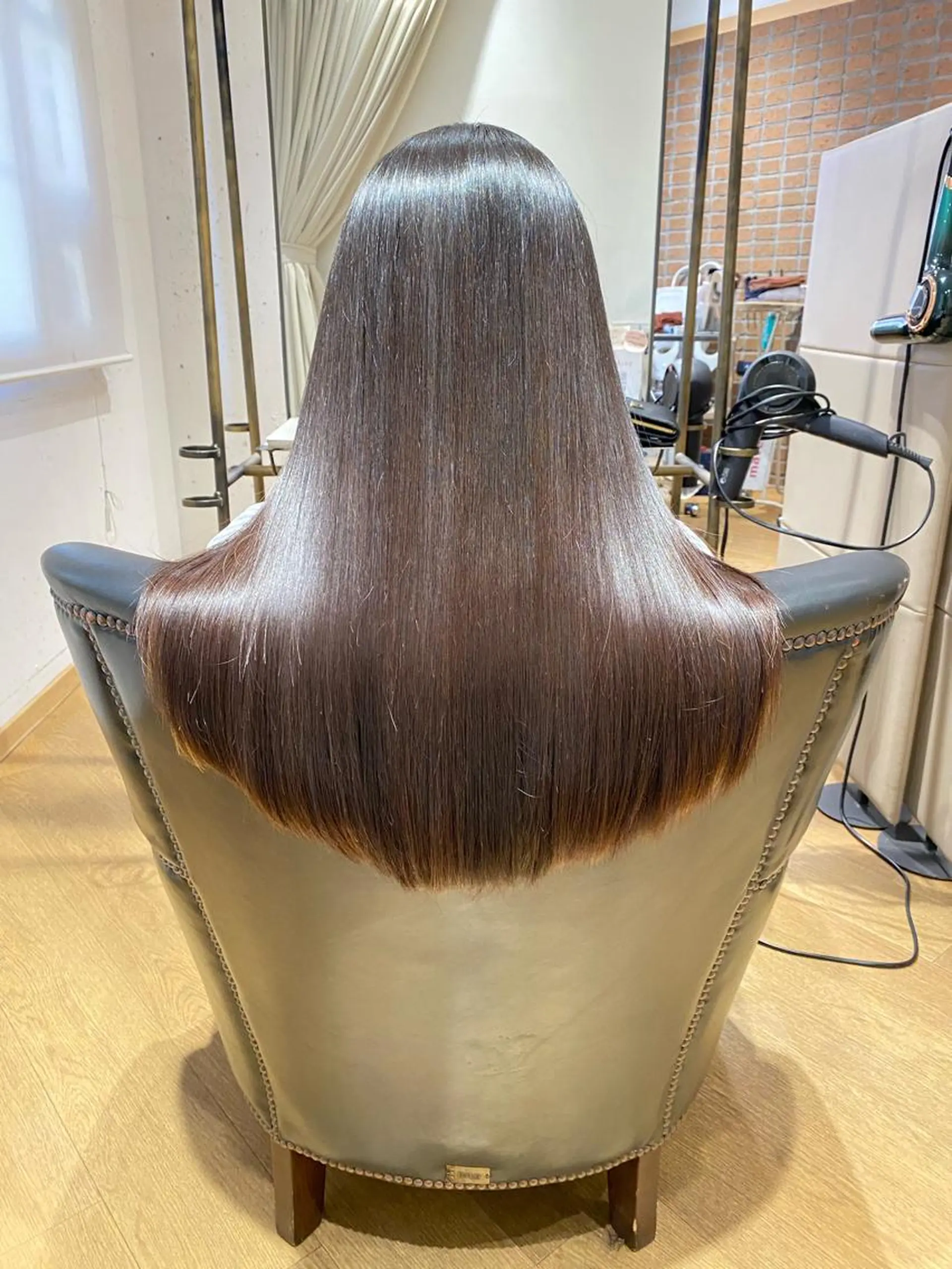 ロング パーマ 伸ばしかけ 縮毛矯正 酸性ストレート ストレートパーマ archive所属・丸田 幹太のヘアスタイル