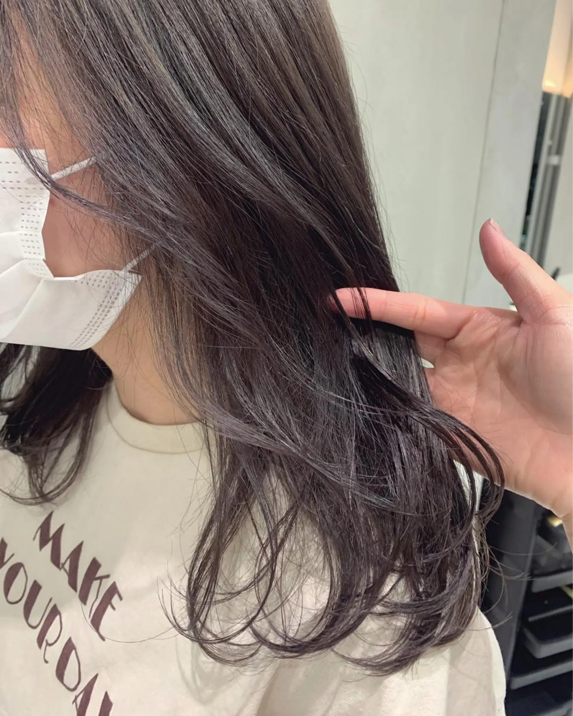 ミディアム カラー minami🪷 暖色カラーのヘアスタイル