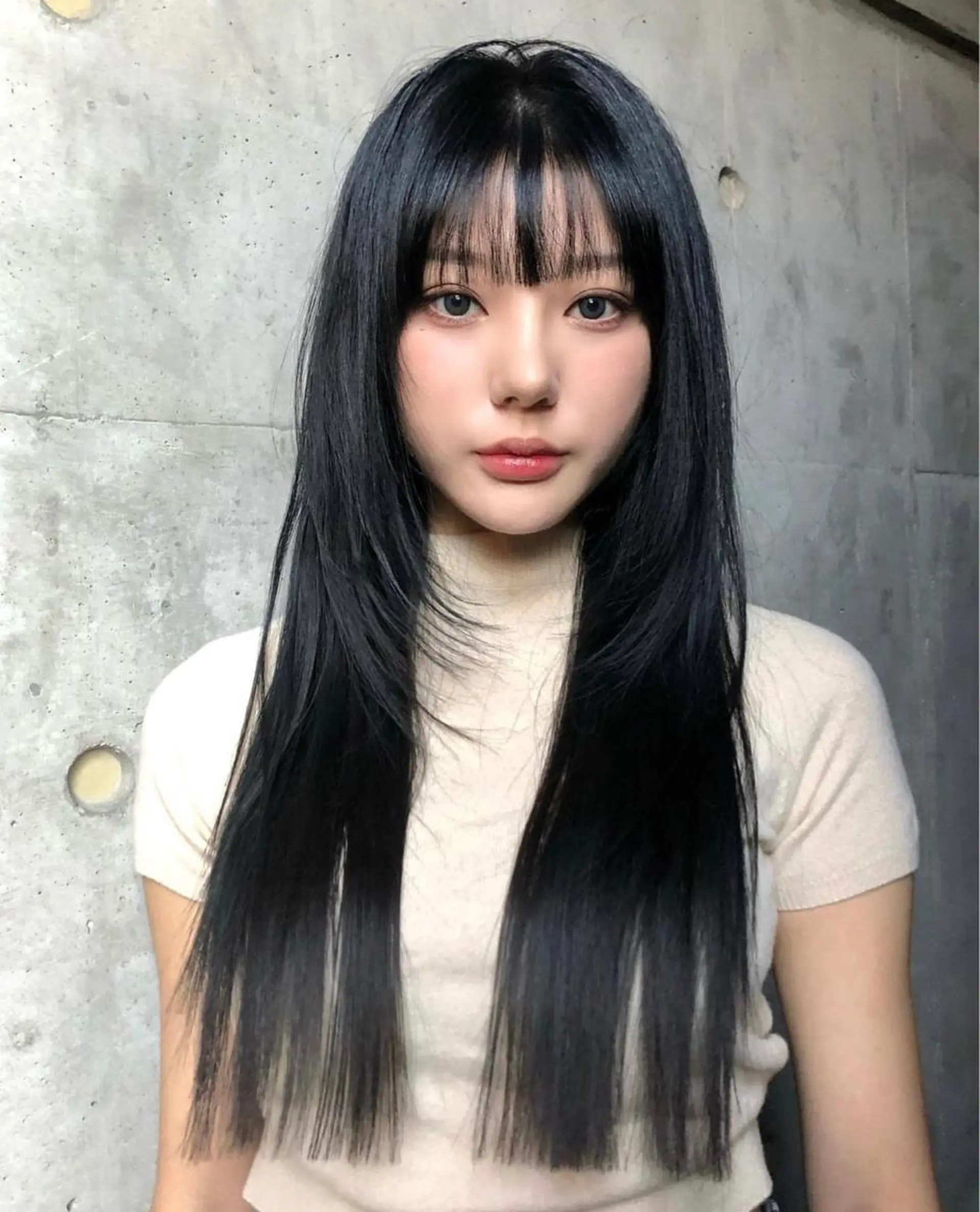 ロング カラー emu    head spa & treatment所属・髙塚碧🇰🇷 韓国ヘア🎗️のヘアスタイル