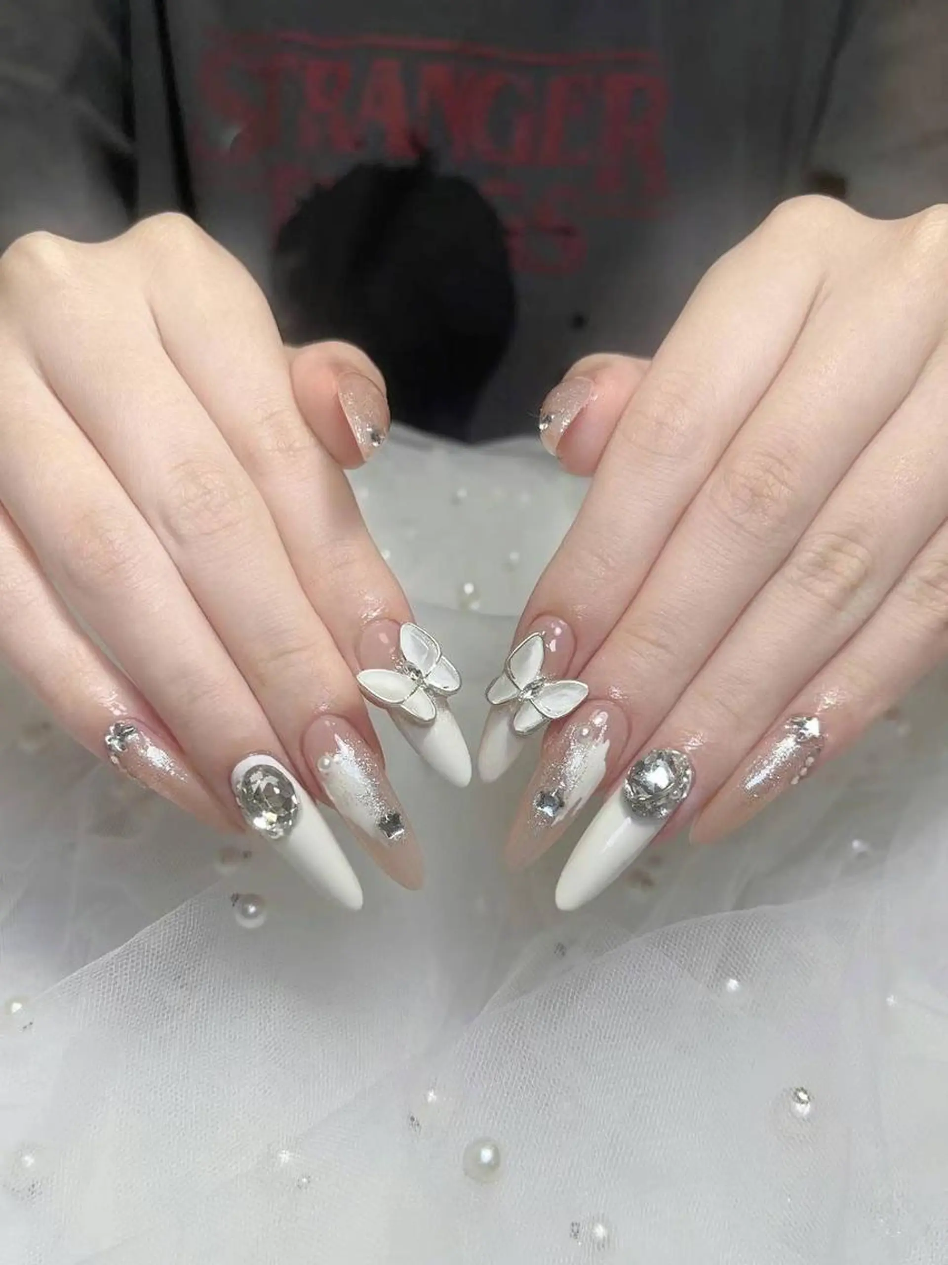 ネイル 長さ出し 持ち込み 日奈子 あゆみのネイルデザイン