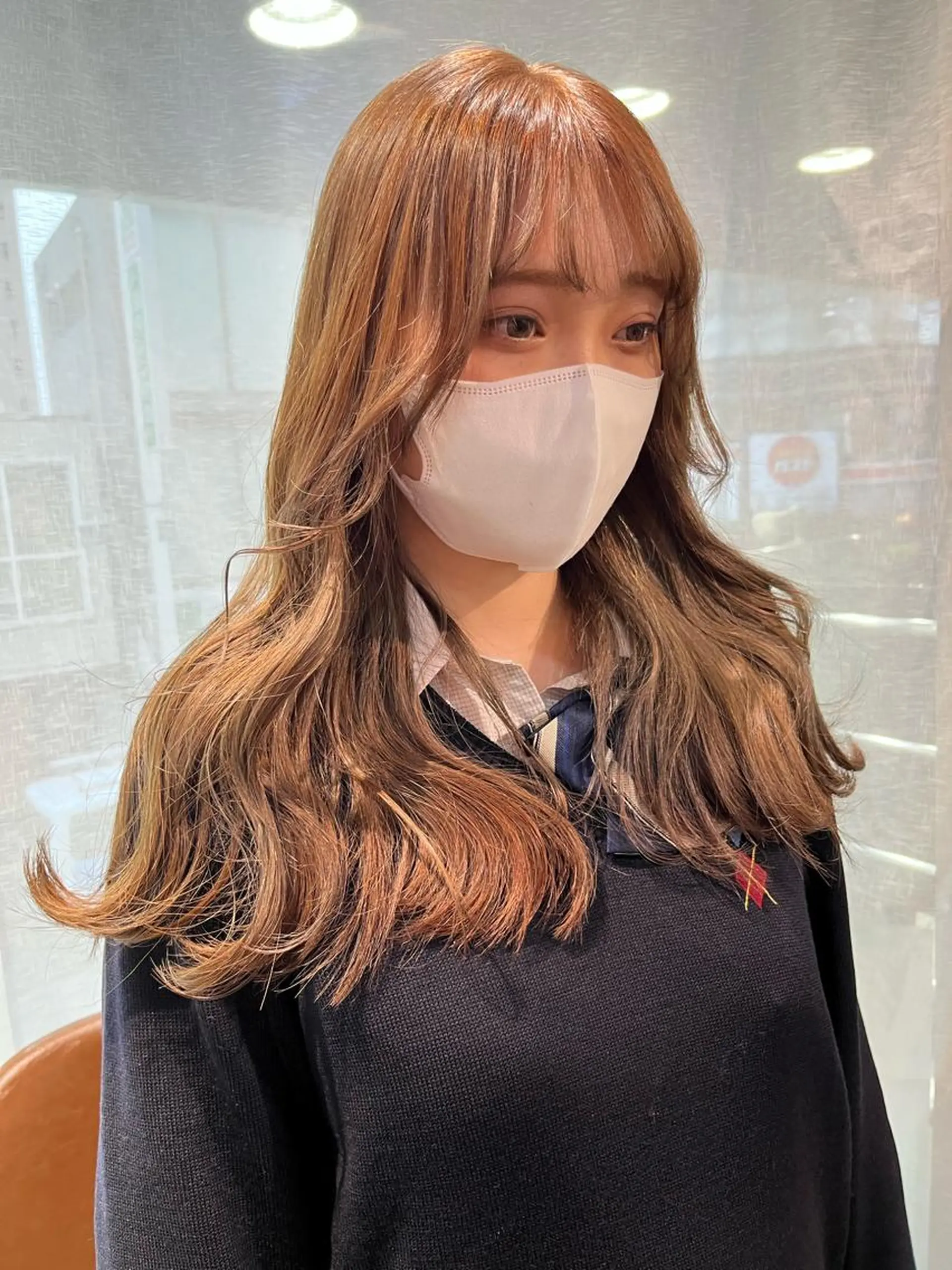 セミロング カラー 💖デザインカラー/ タダ ハナカ💖のヘアスタイル