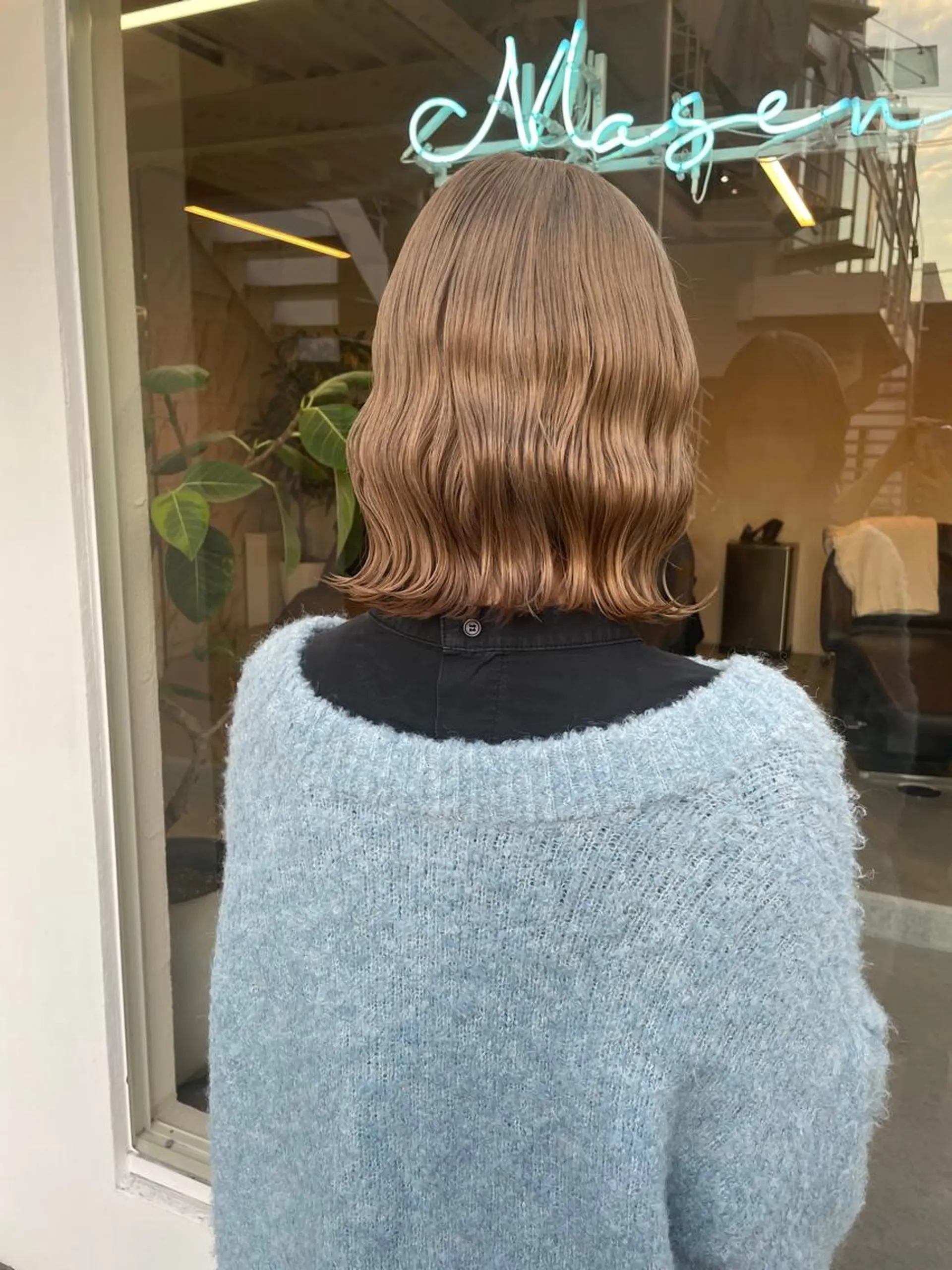 ミディアム 韓国風ヘア ヘアカラー トリートメント ヘアセット Masena所属・💎韓国風レイヤー /ボブ💎Namiのヘアスタイル