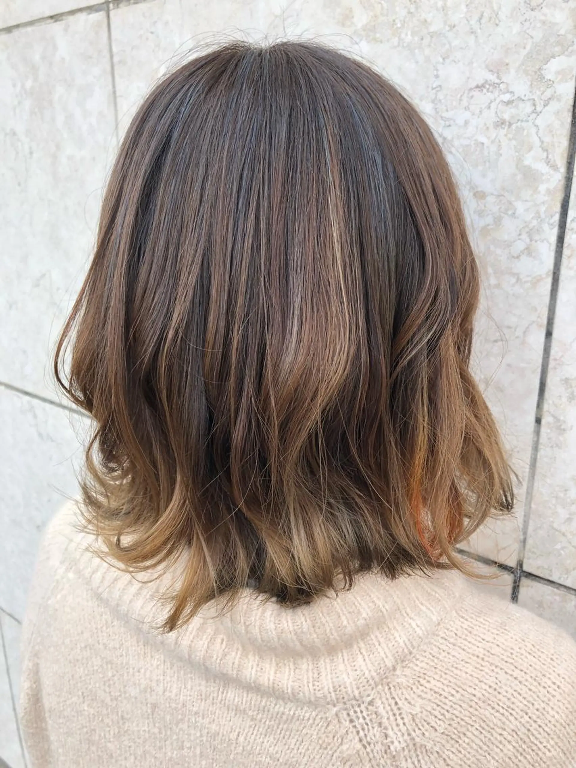 ショート 外ハネヘア 加瀬 真弓のヘアスタイル