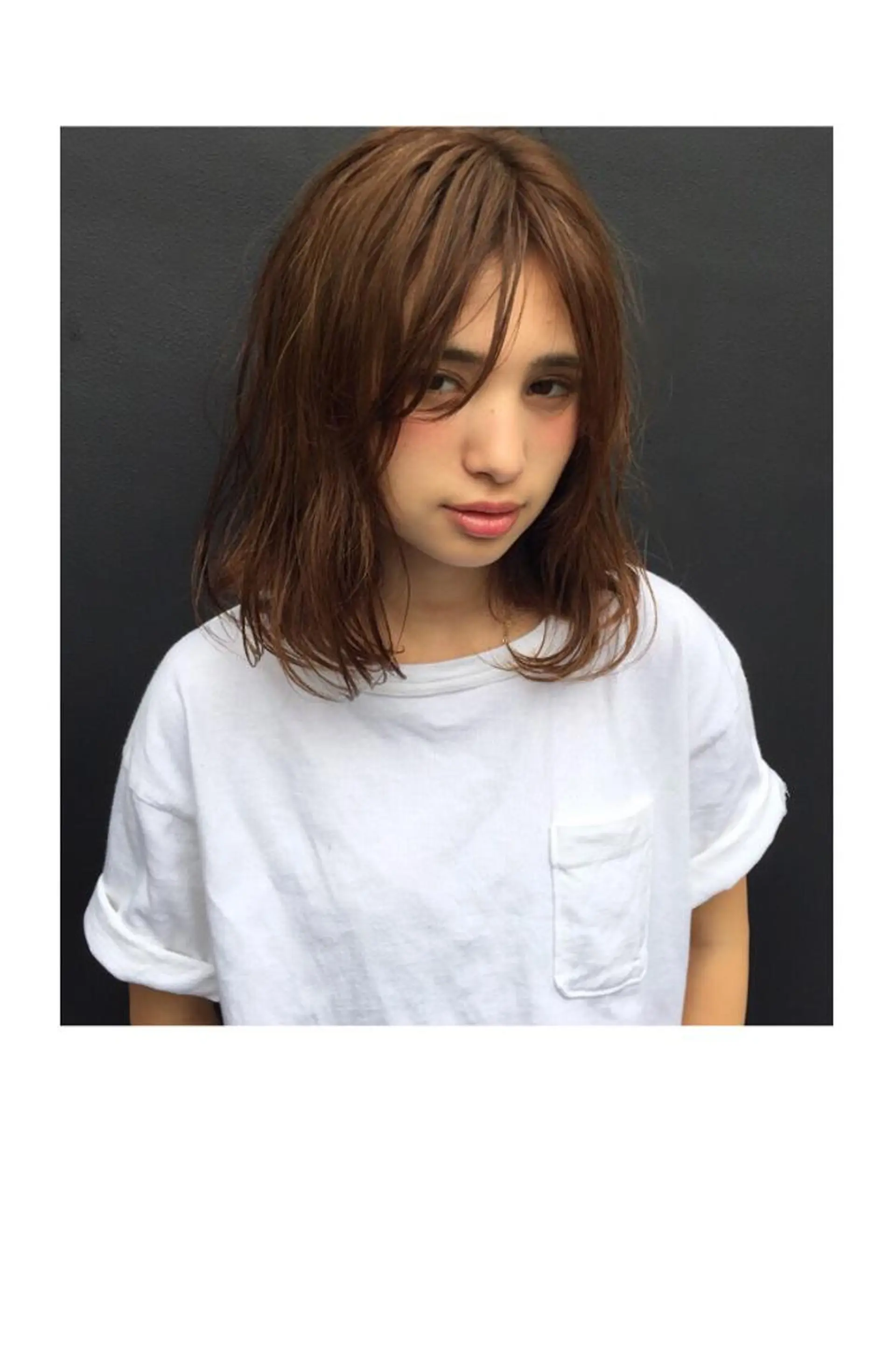 ミディアム HOODS hair salon所属・透明感カラー🌿ボブ ✨飛田　ケイのヘアスタイル