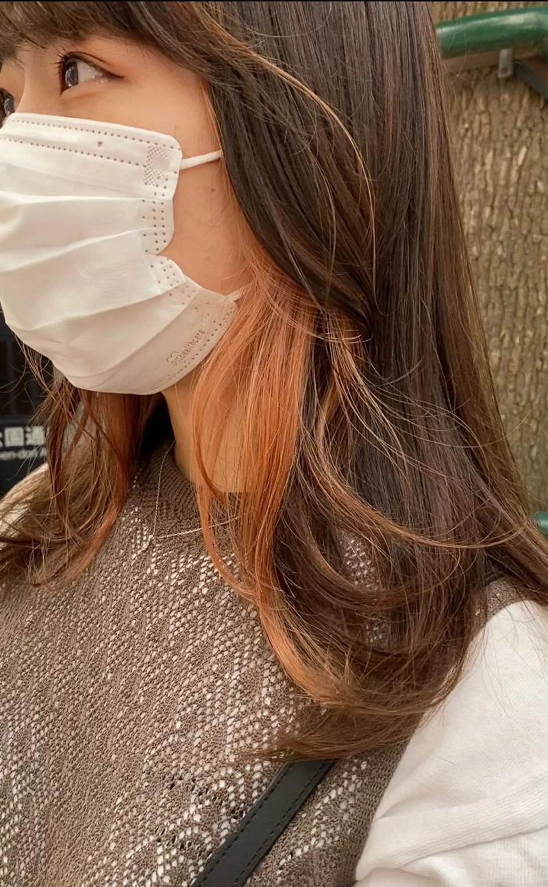 セミロング 韓国レイヤー/透明感 カラー🦋mioのヘアスタイル