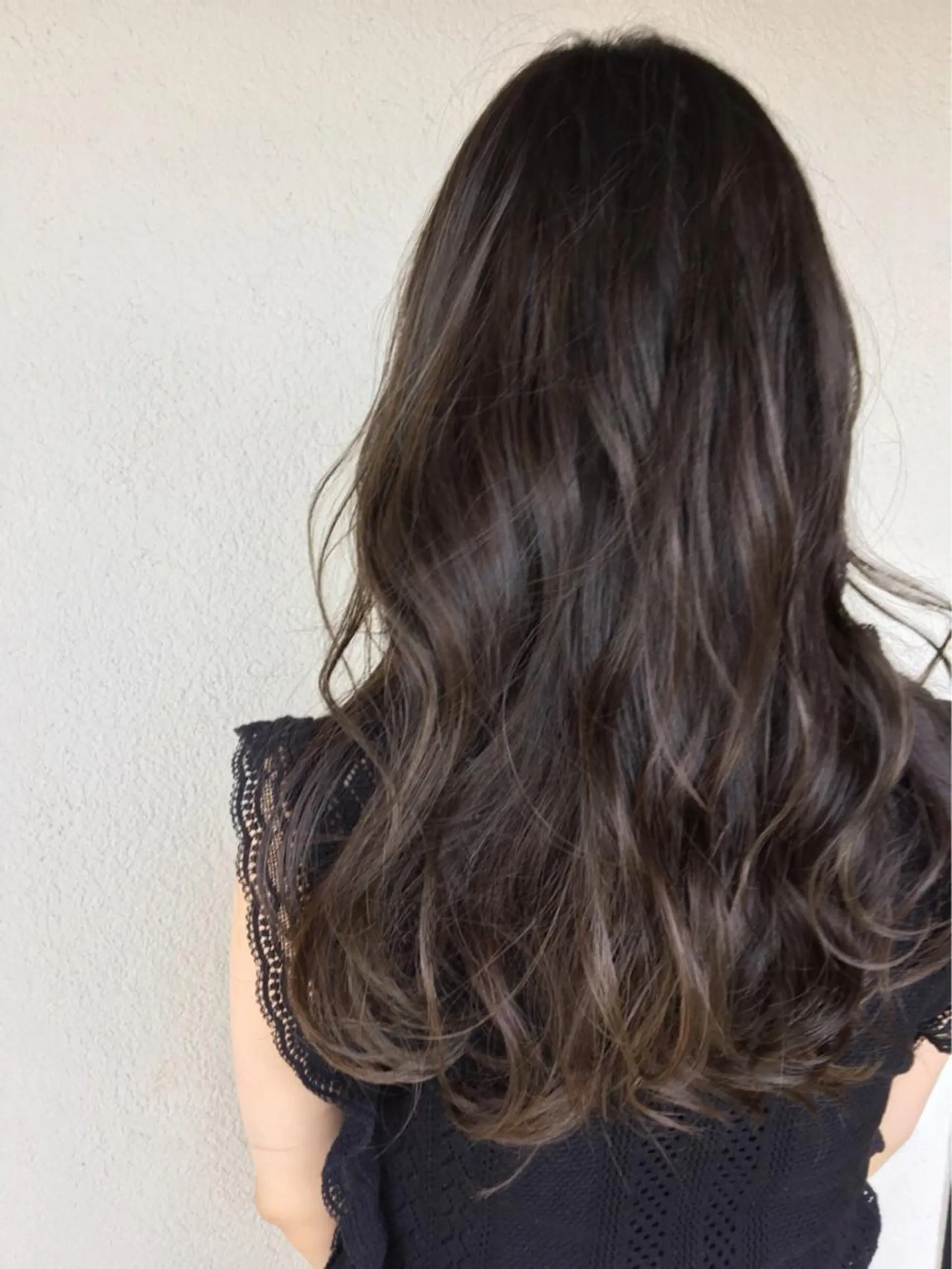 ロング カラー ヘアカラー トリートメント IORI #韓国ヘア#髪質改善のヘアスタイル