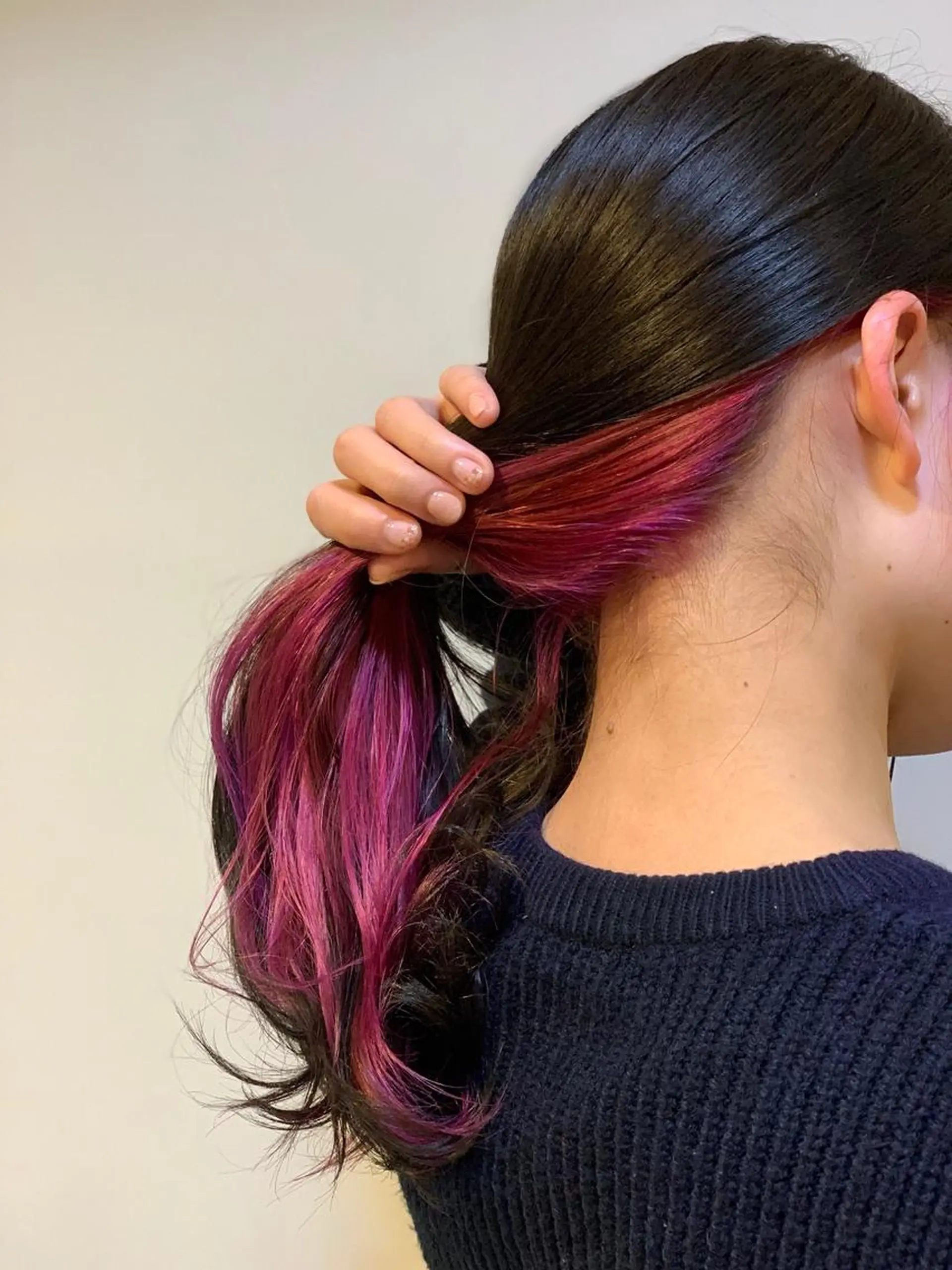 ロング カラー カット ヘアカラー トリートメント IORI #韓国ヘア#髪質改善のヘアスタイル