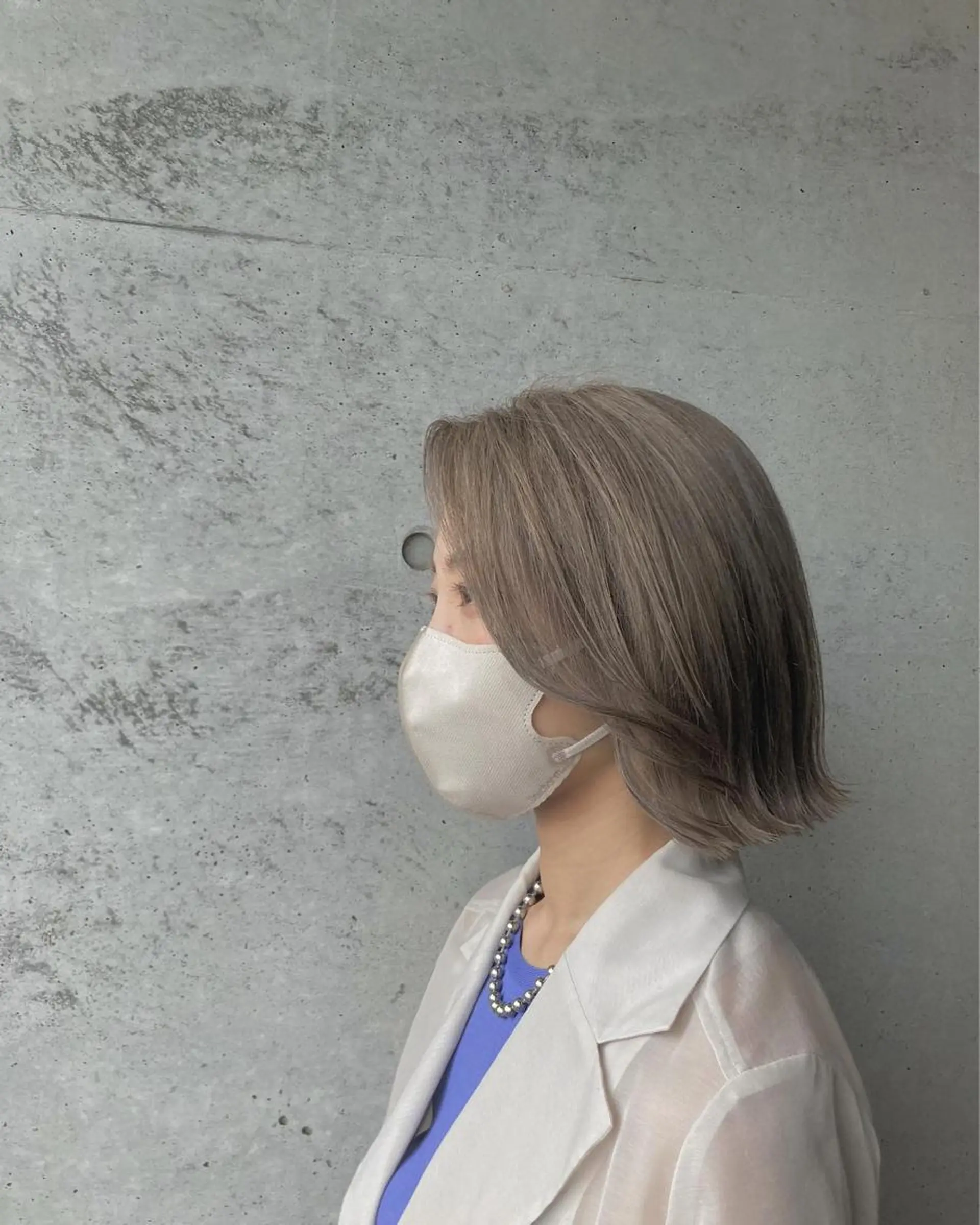 ミディアム カット ヘアカラー トリートメント は まべのヘアスタイル