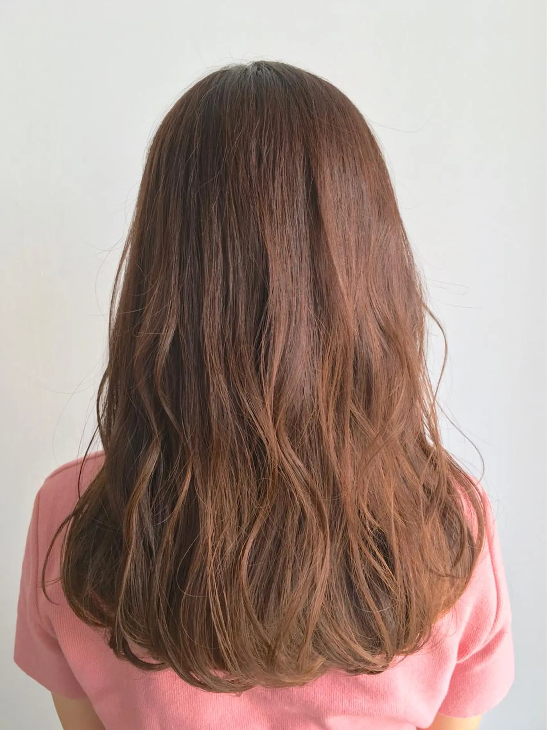 ロング カラー ベージュカラー オレンジ オレンジベージュ go today shaire salon 本店所属・yoshi ☆のヘアスタイル