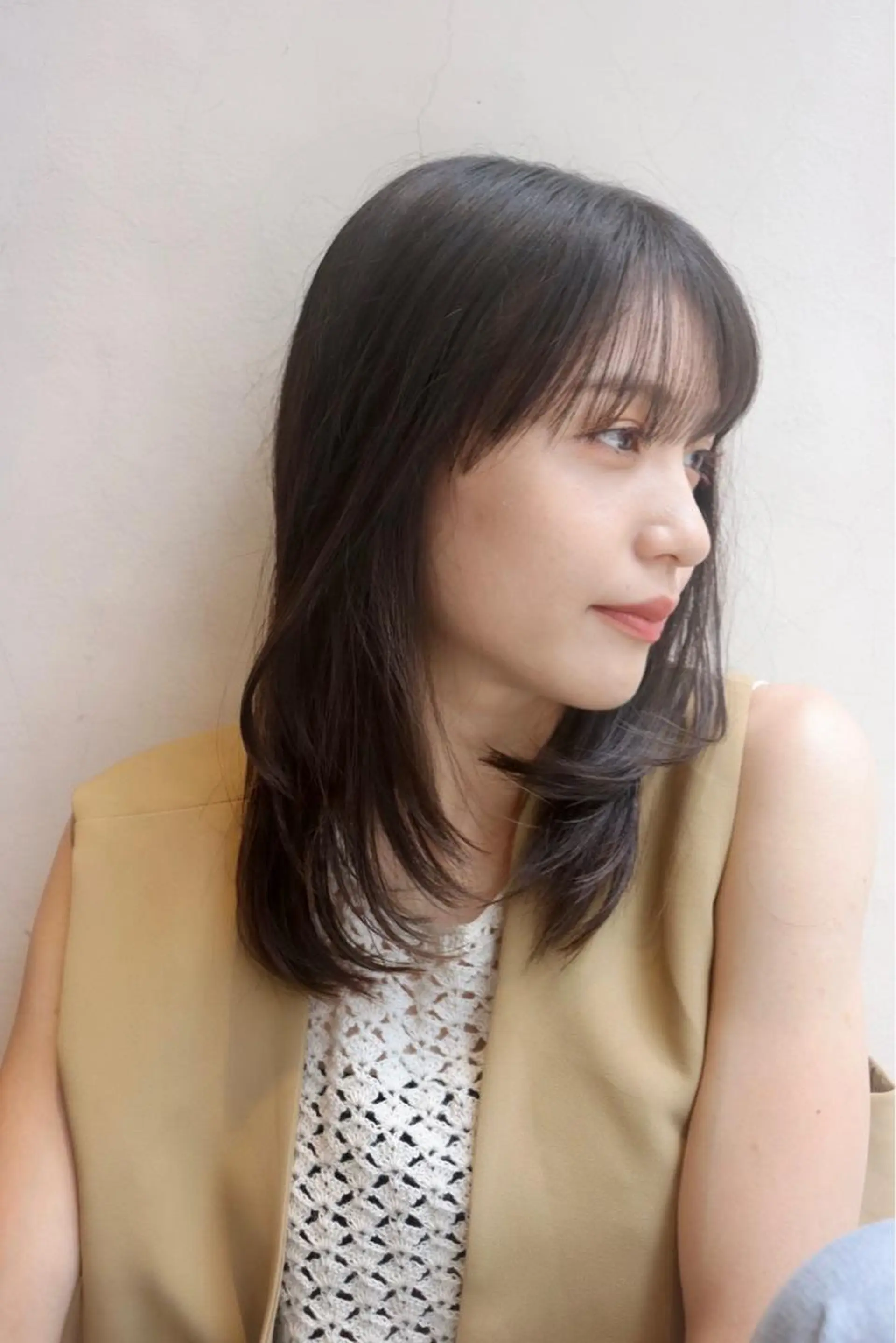 ミディアム カラー/レイヤー/ 髪質改善/PAAQのヘアスタイル