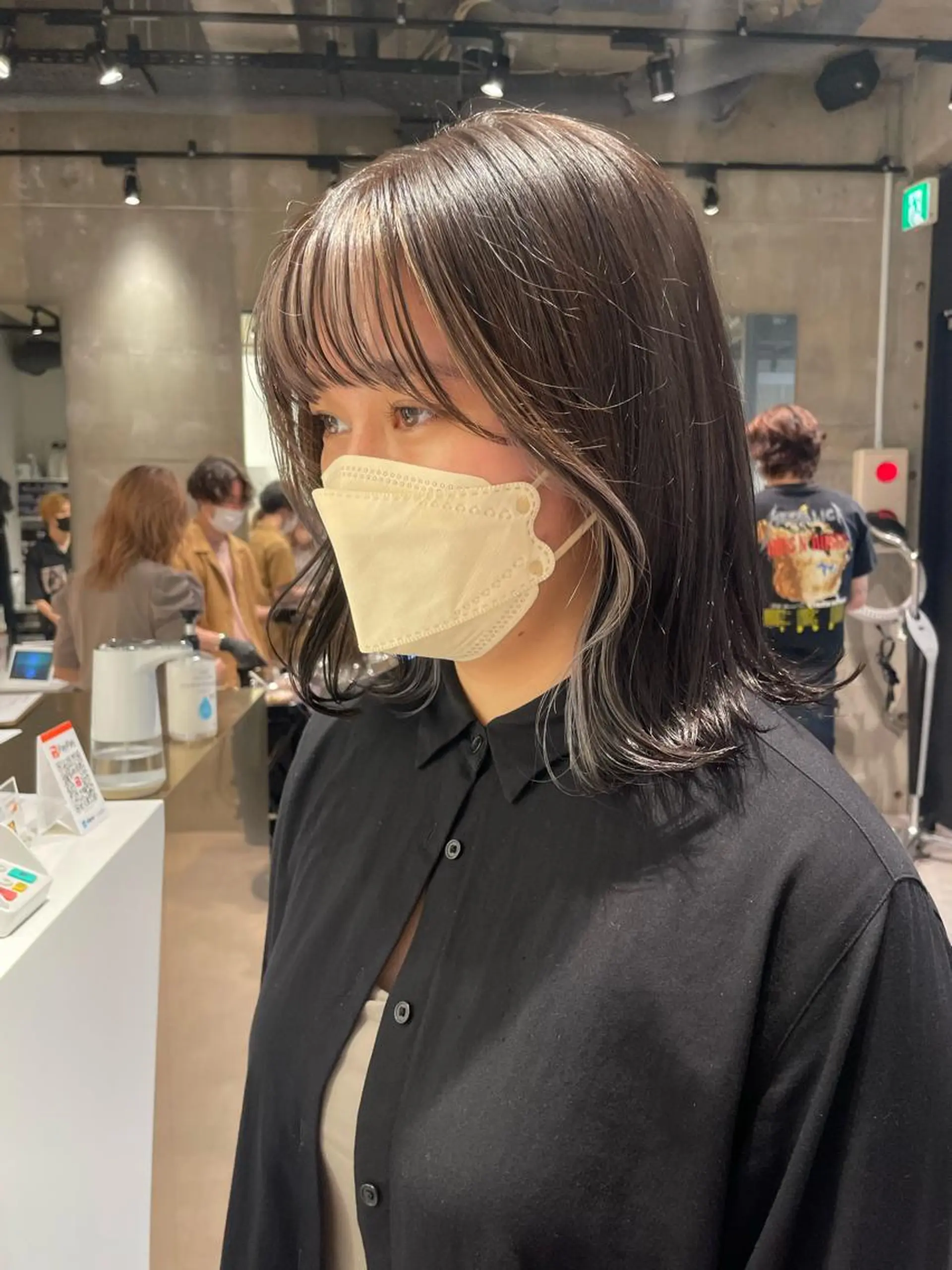 セミロング カラー パーマ カット ヘアカラー トリートメント 海外レイヤー 🇺🇸/ヒナコのヘアスタイル