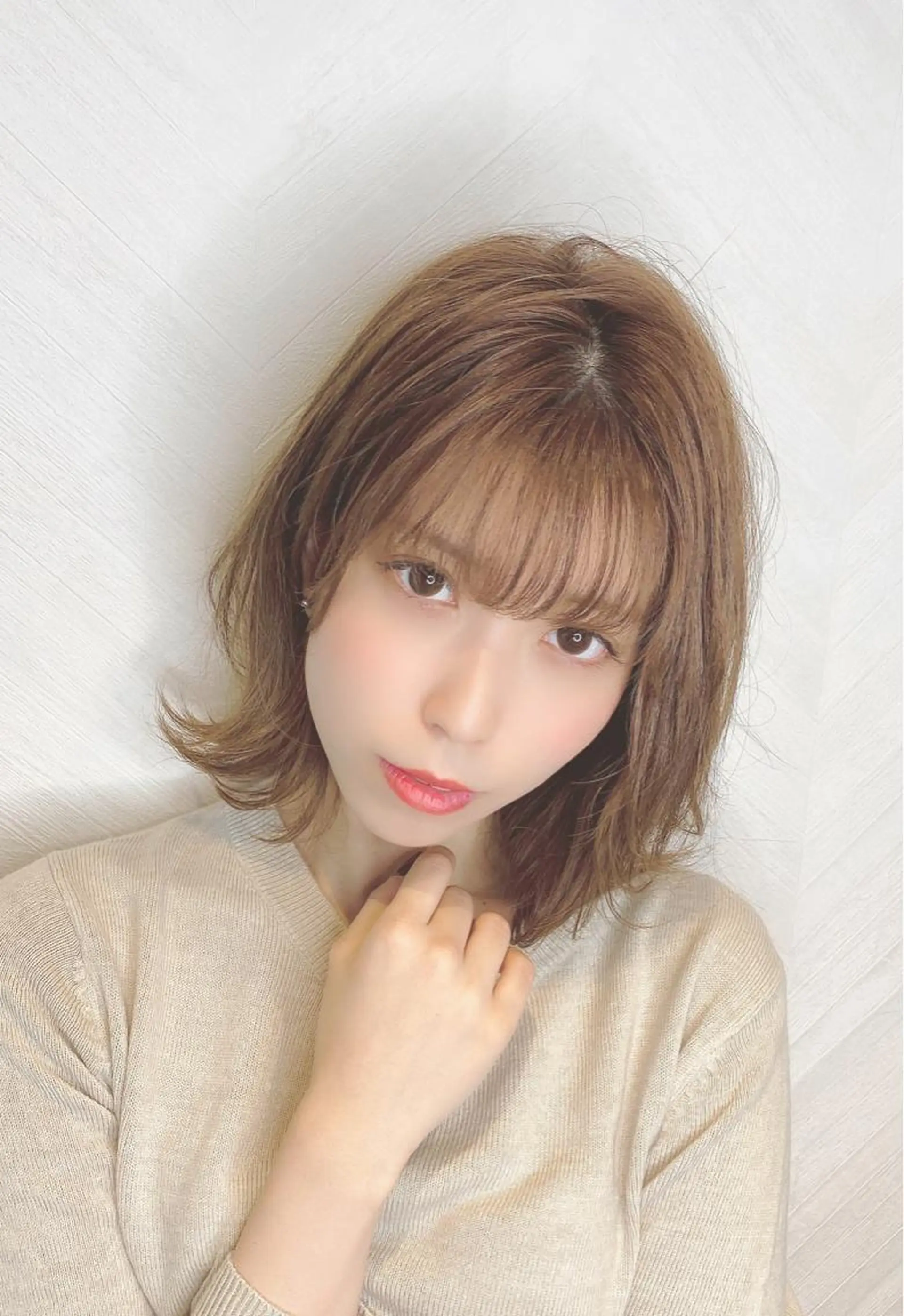 ミディアム カット ヘアカラー トリートメント lond strada所属・🌟モテ髪ショート 🌟店長　津賀涼のヘアスタイル