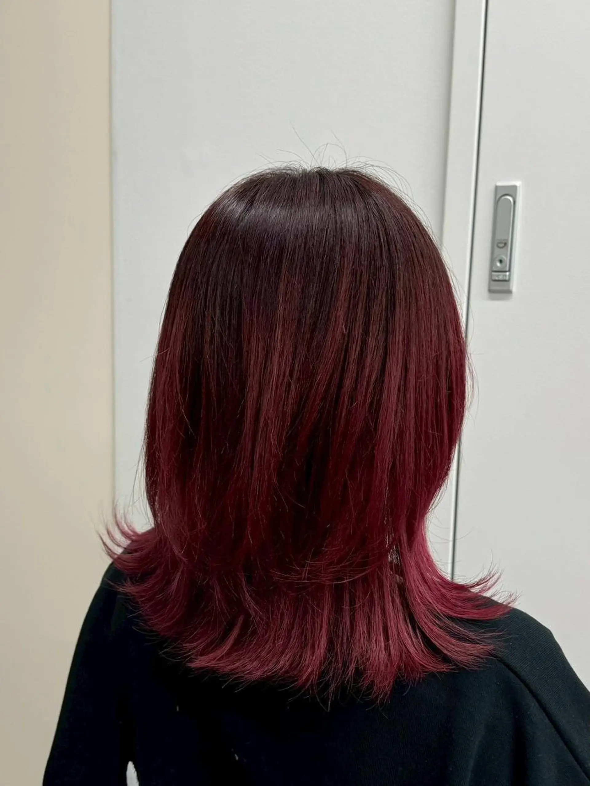 セミロング カラー アディクシーカラー アッシュ ブルーカラー ダークアッシュ グレージュ 【公式】amble luxe池袋東口🩷のヘアスタイル