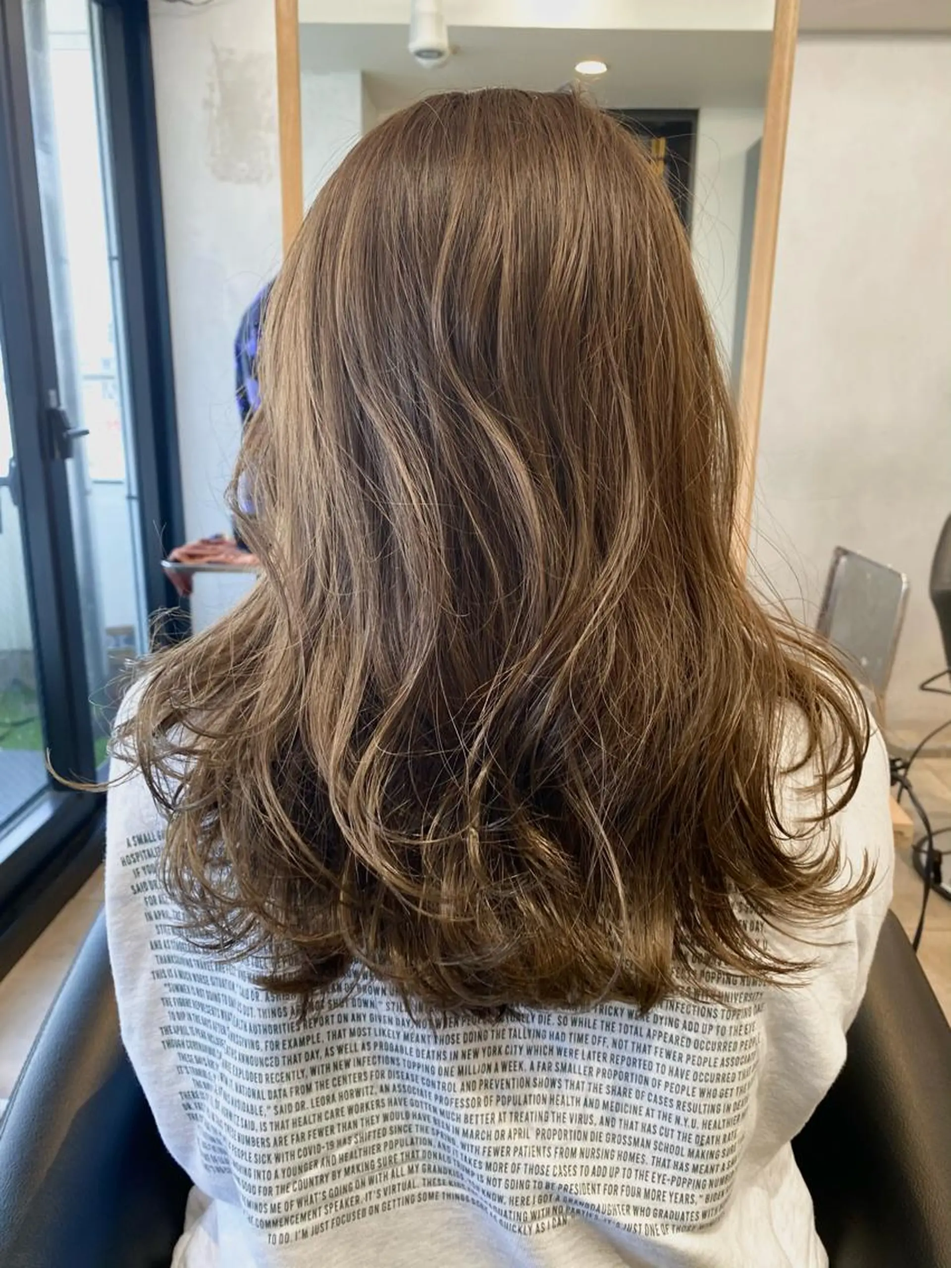 セミロング ちばた/レイヤー 似合わせ/大阪中津のヘアスタイル