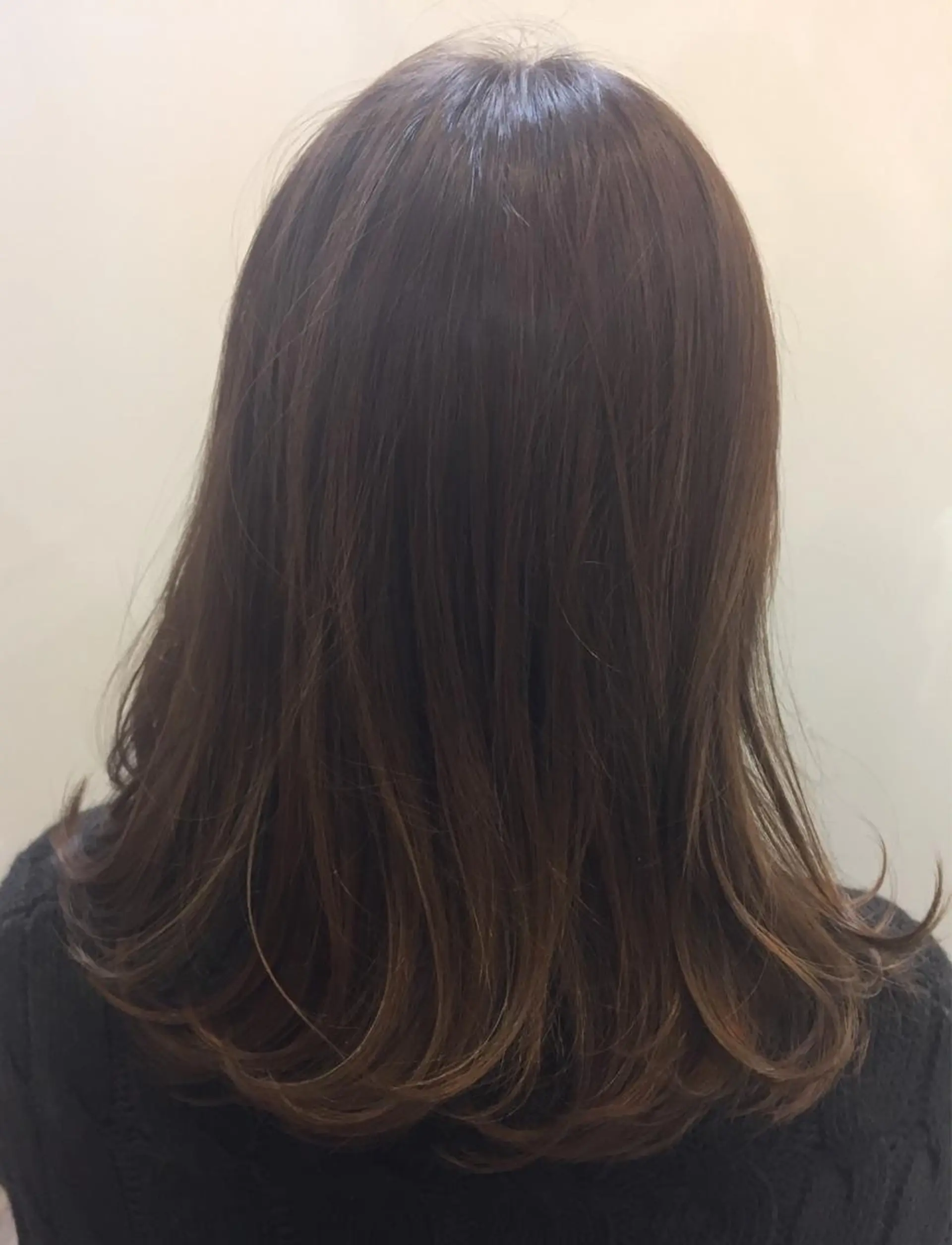 ミディアム カラー ヘアカラー トリートメント LIME HAIR DESIGN所属・髪質改善 LIME 長野駅のヘアスタイル