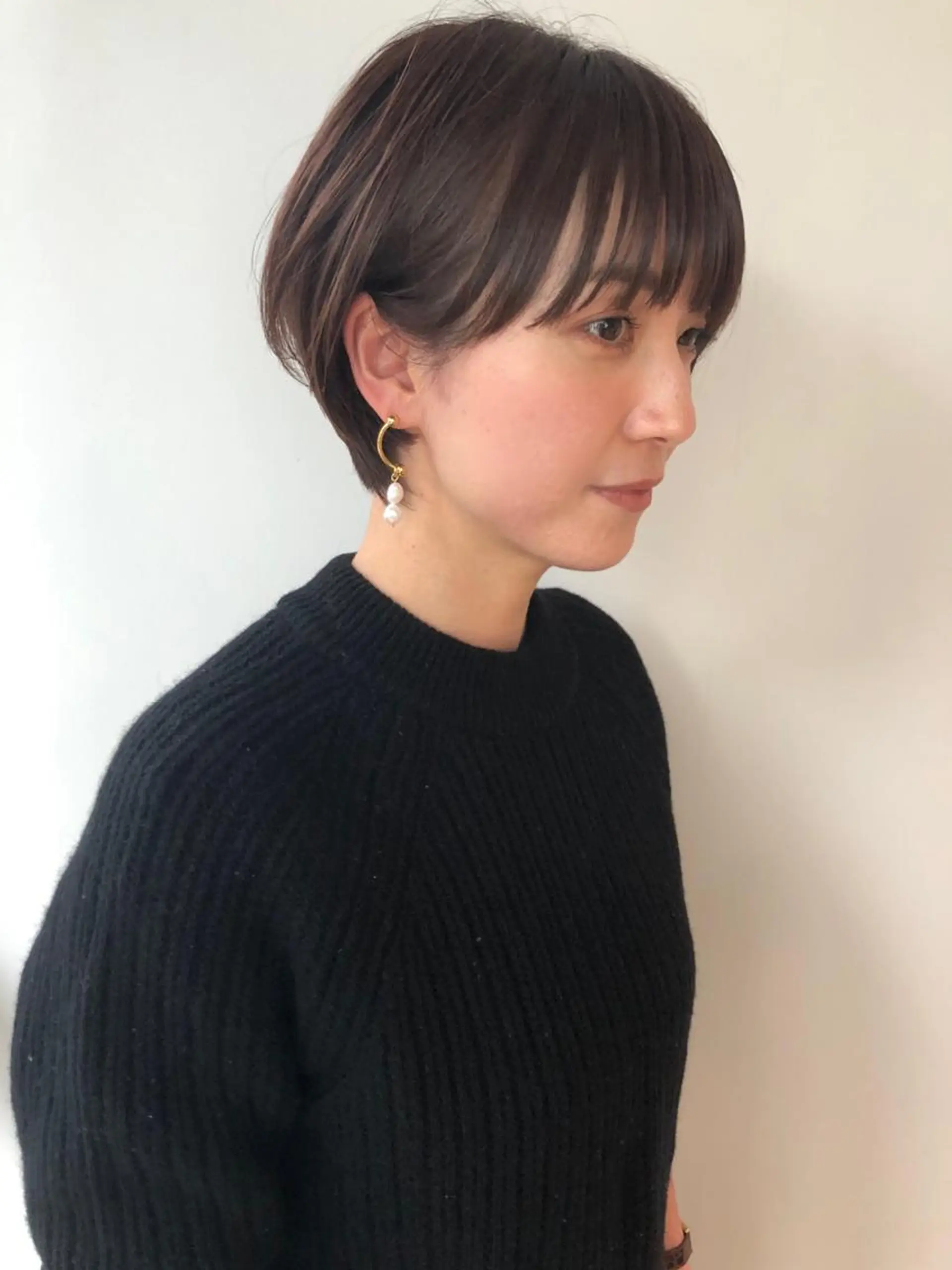 ショート 顔周りカット ショートヘア sion所属・北里 花咲のヘアスタイル