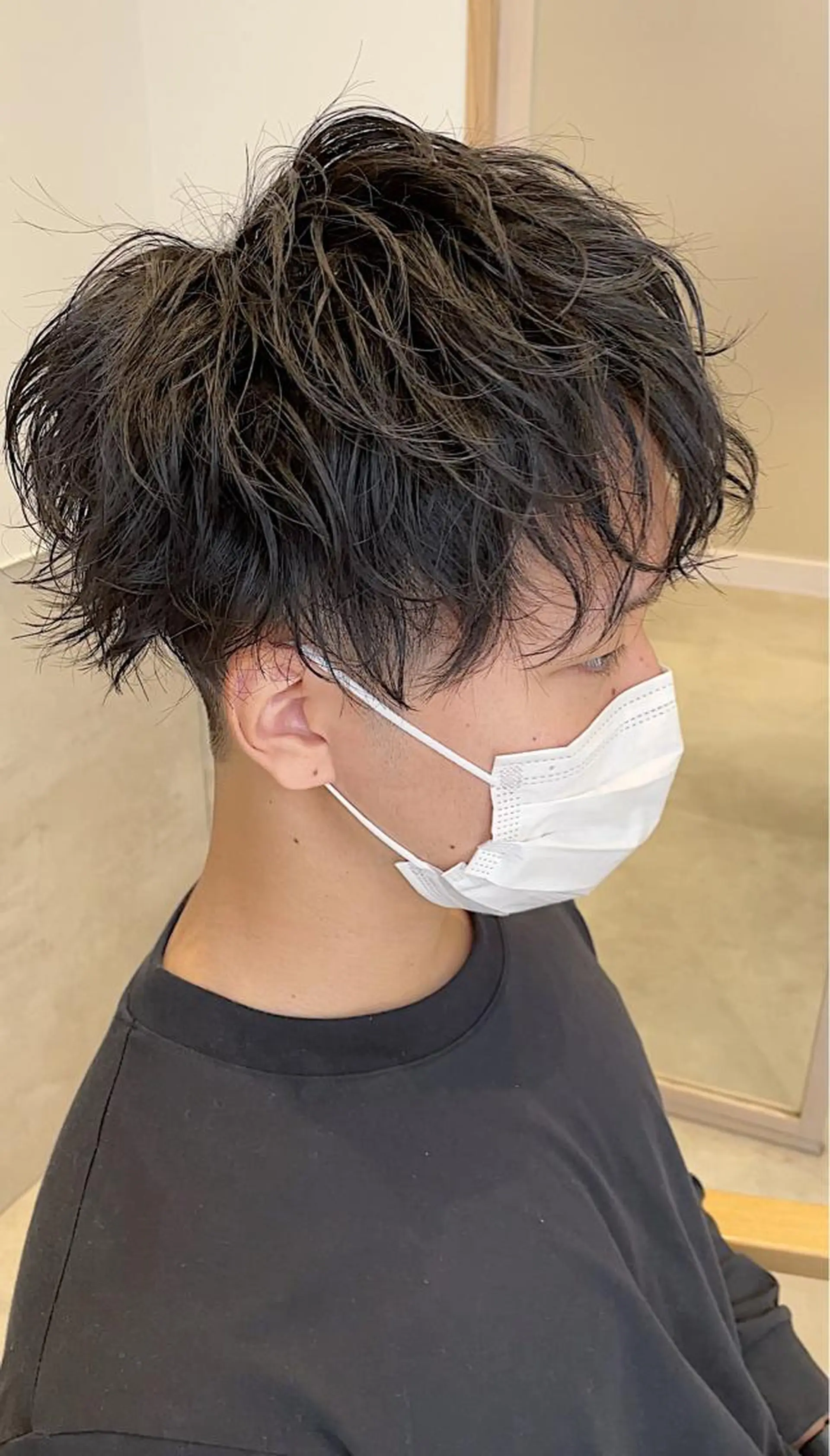 ショート カット パーマ Re.Meiro(リ・メイロ)所属・メンズカット/ 沖縄市/村田亮太のヘアスタイル