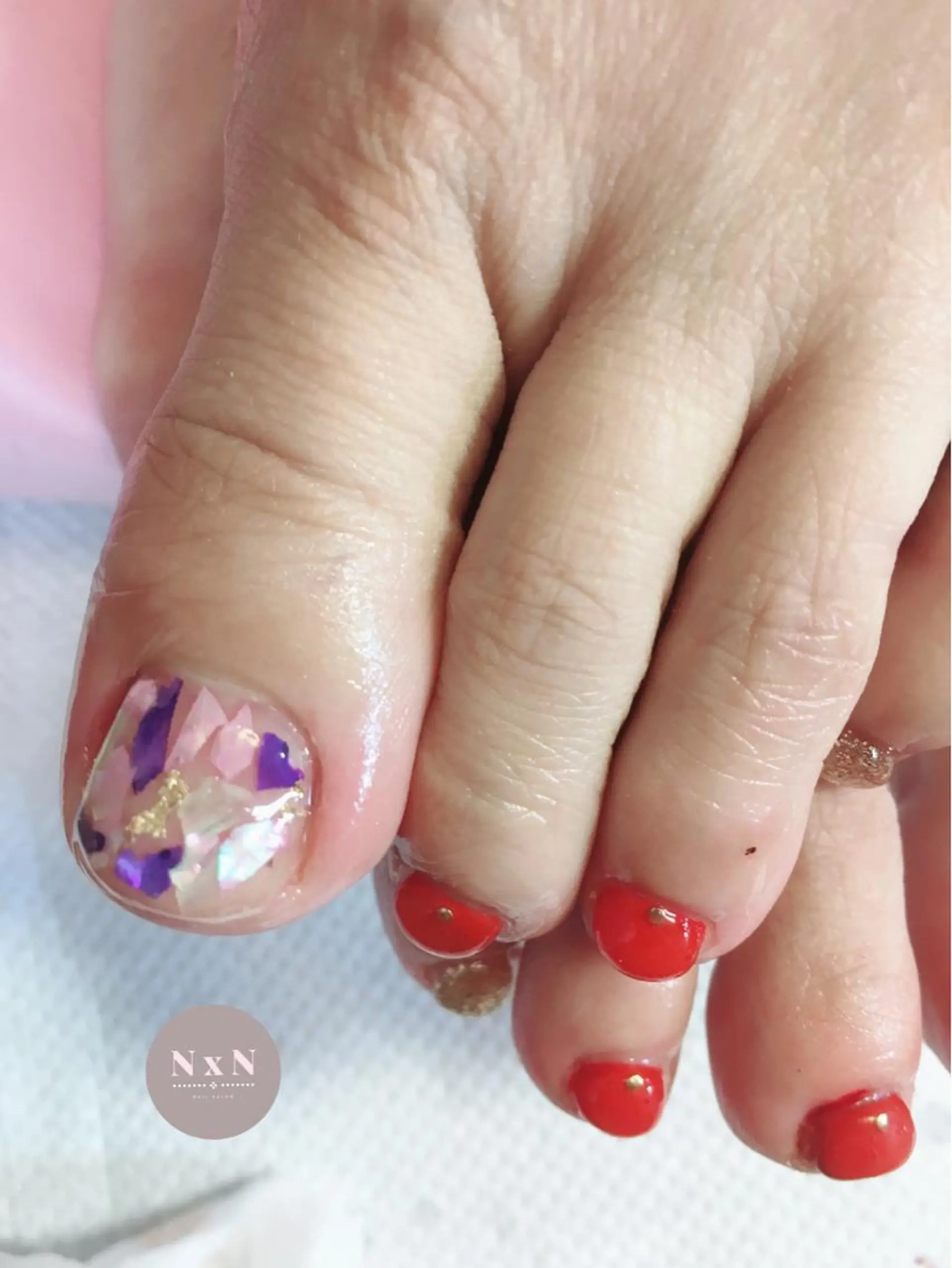 ネイル フットネイル nail salon N×Nのネイルデザイン