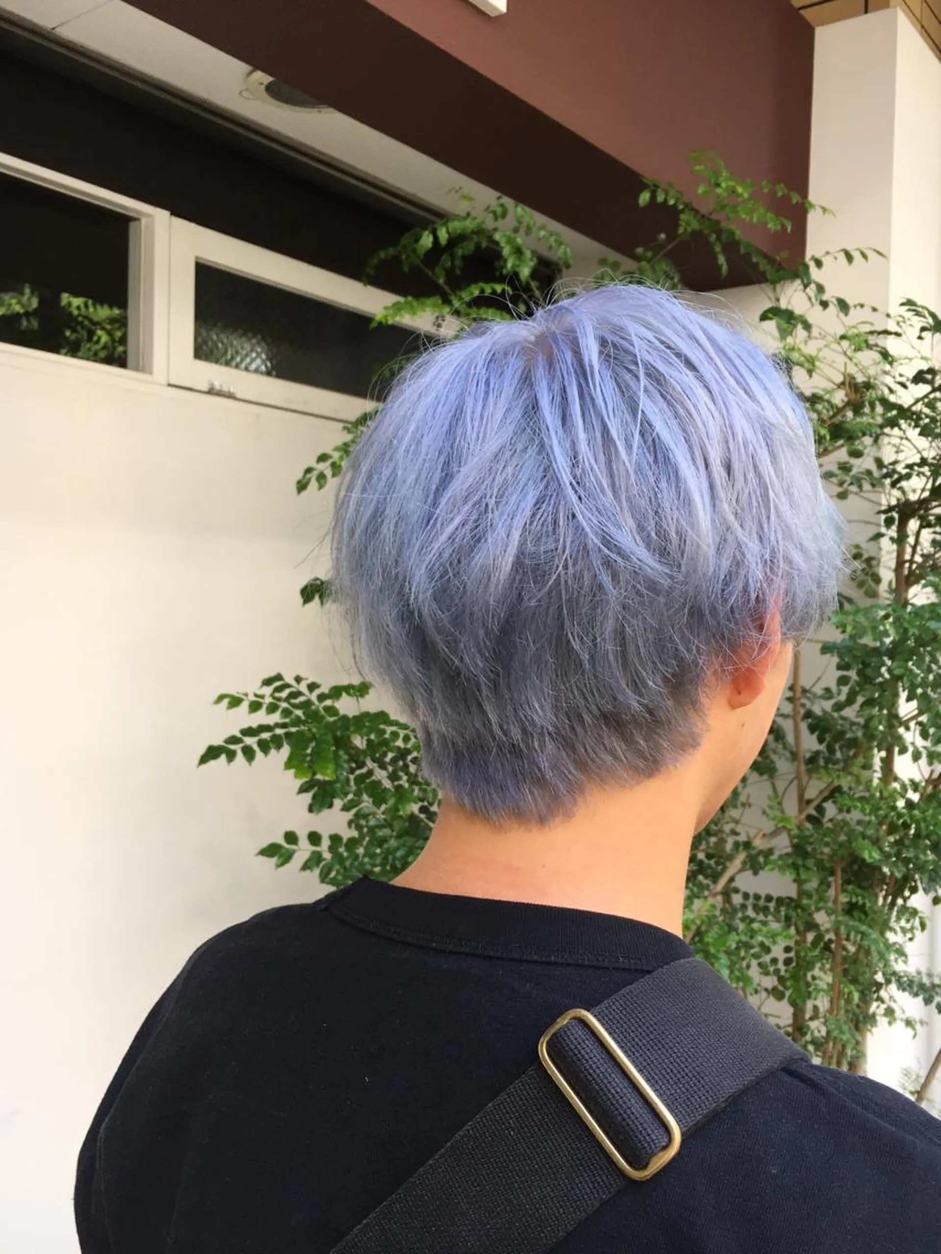 ショート カラー ブルーカラー シルバー hair salon k2所属・hair salon　k2のヘアスタイル