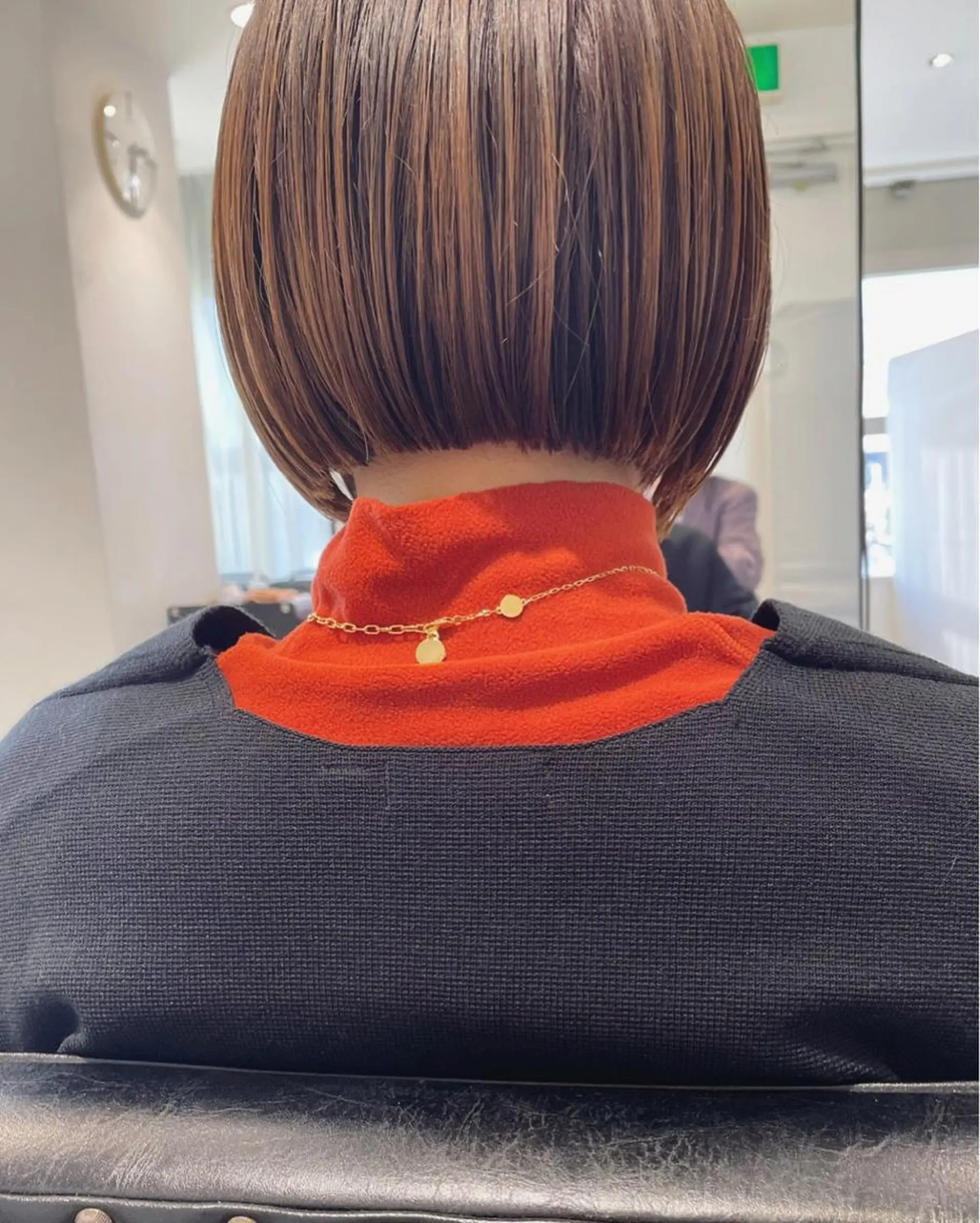 ショート カラー ボブ ショートヘア カット ヘアカラー トリートメント Loom.所属・村上雅人 ナチュラルモードのヘアスタイル