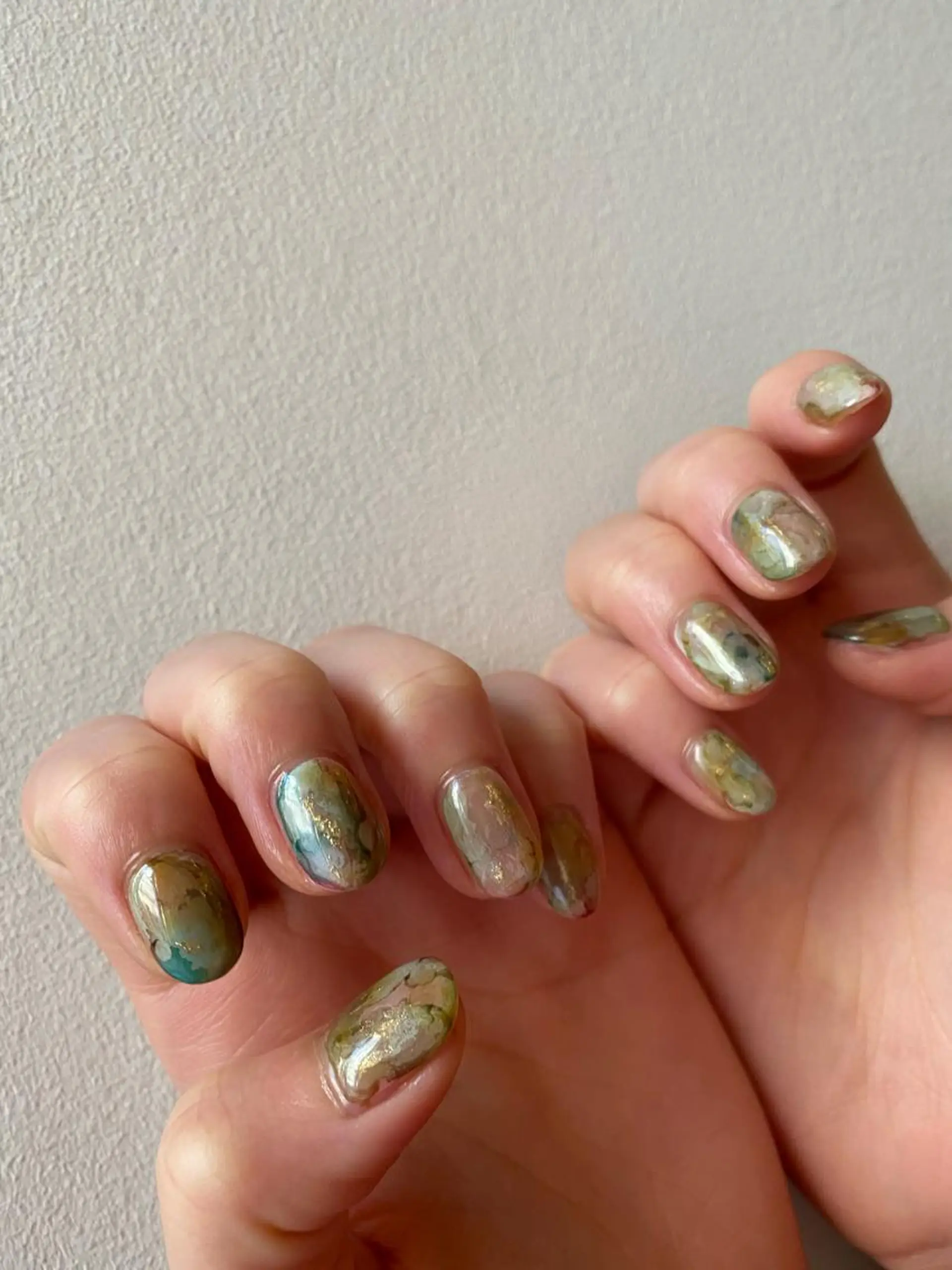 ネイル アートネイル ハンドネイル 草加ニュアンスネイル 🌚hersのネイルデザイン