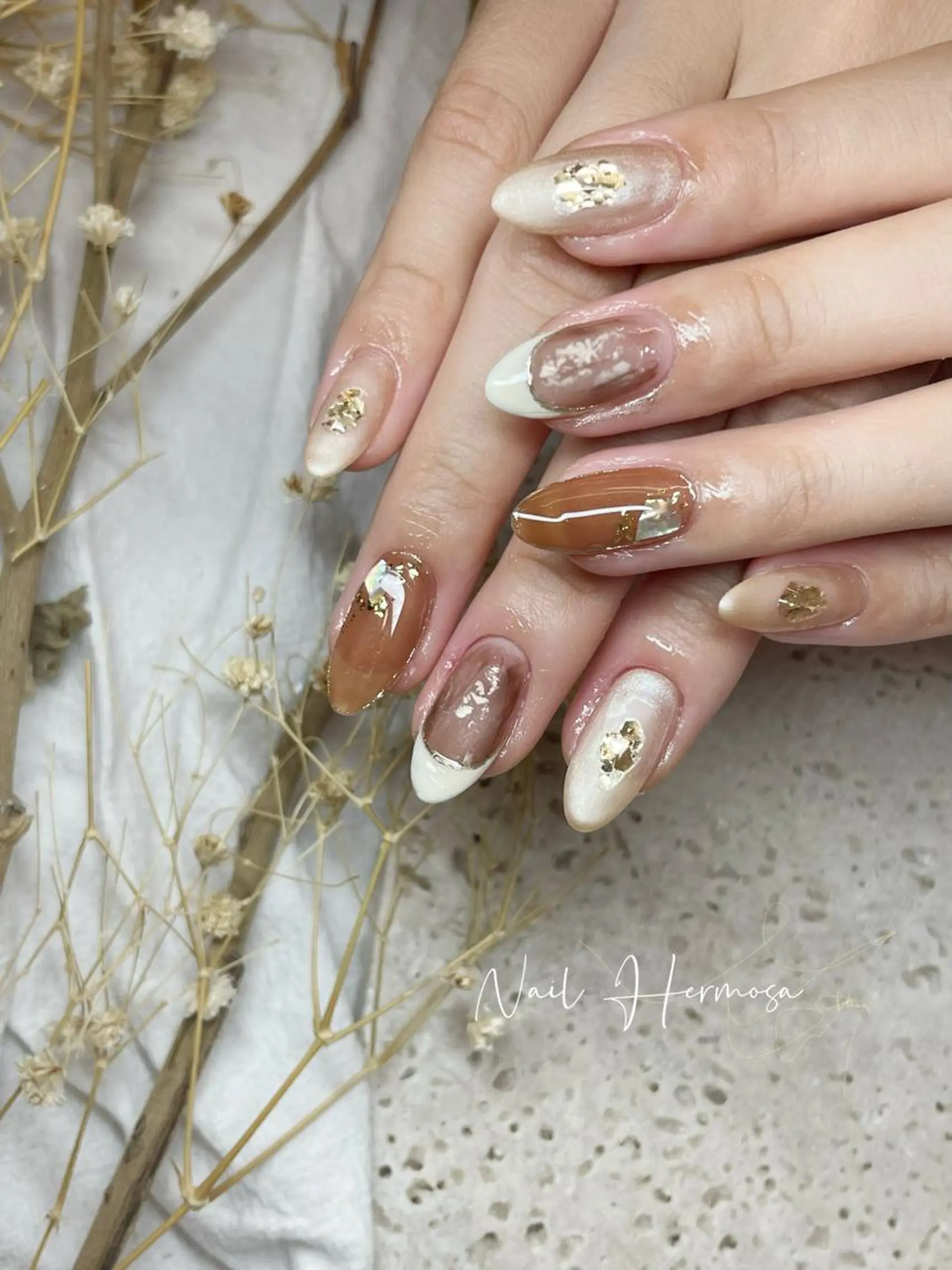 ネイル 桜ネイル 長さ出し フラッシュネイル フラワーネイル フットネイル ハンドネイル ネイル エルモサのネイルデザイン