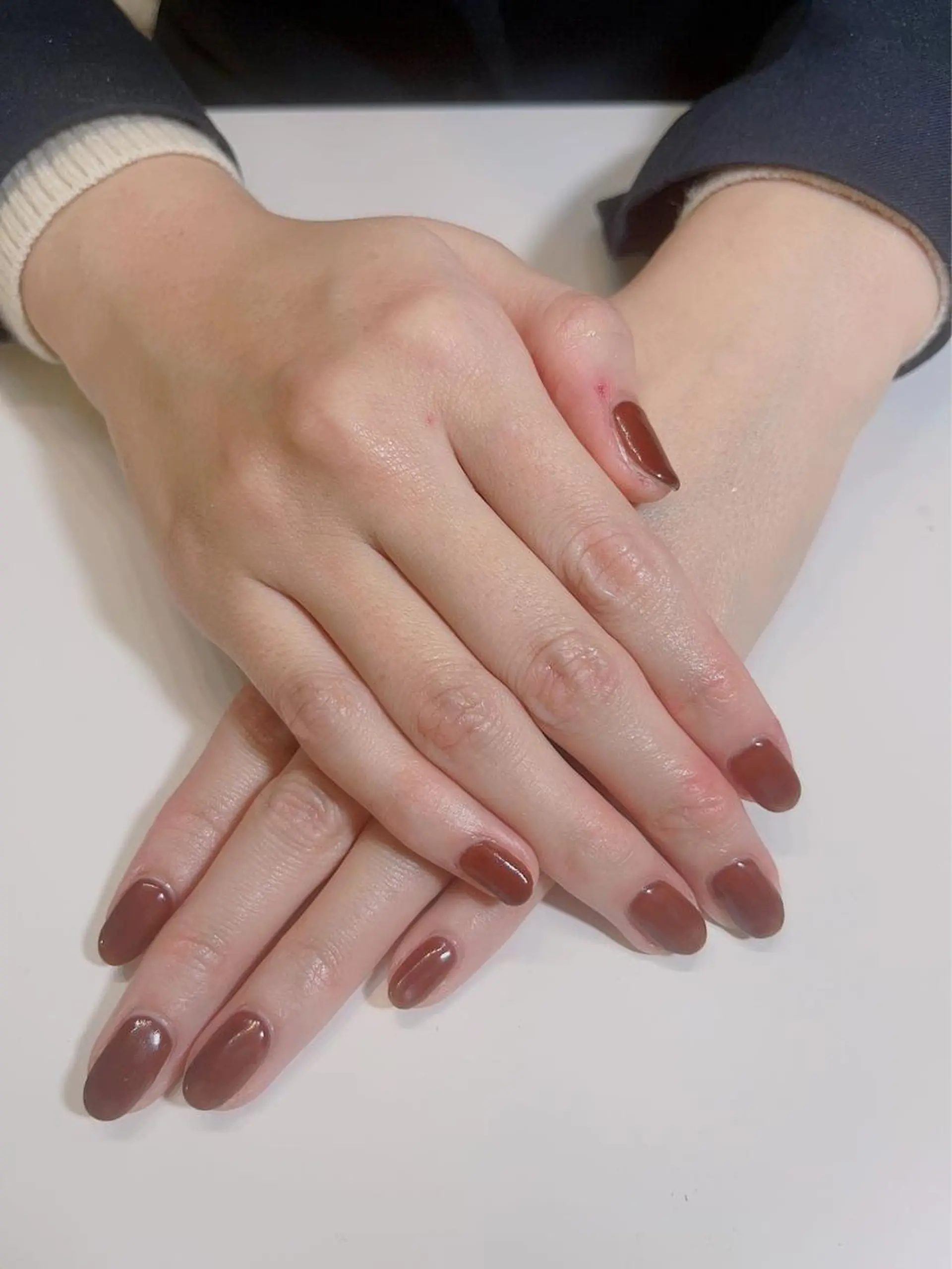 ネイル ワンカラーネイル ハンドネイル Nice Me Nail   salon所属・韓 玲のネイルデザイン