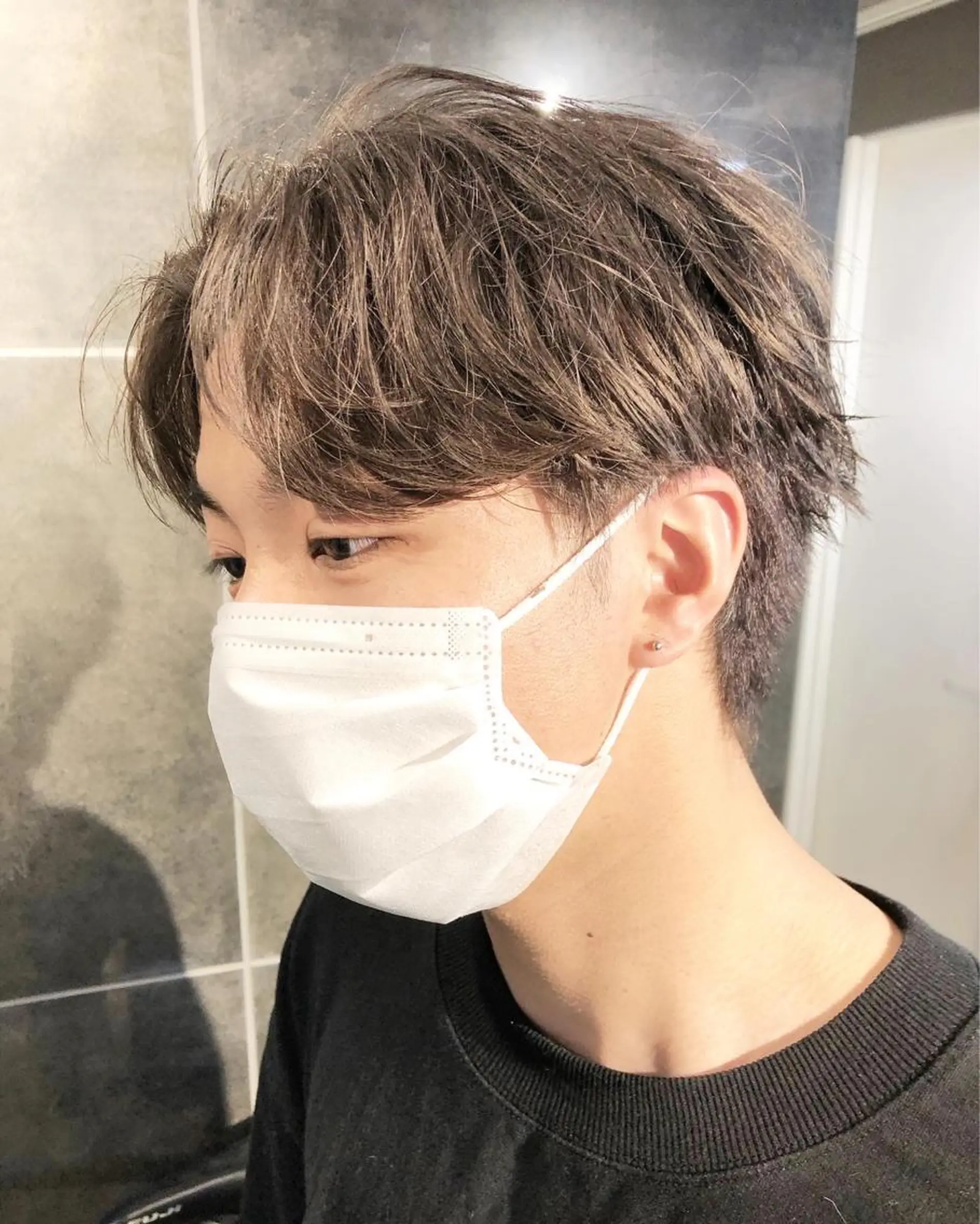 カラー ヘアアレンジ メンズ メンズブリーチ ブリーチ グレージュ カット ヘアカラー トリートメント ヘアセット ainico+所属・メンズ特化✂️栗原 侑也のヘアスタイル