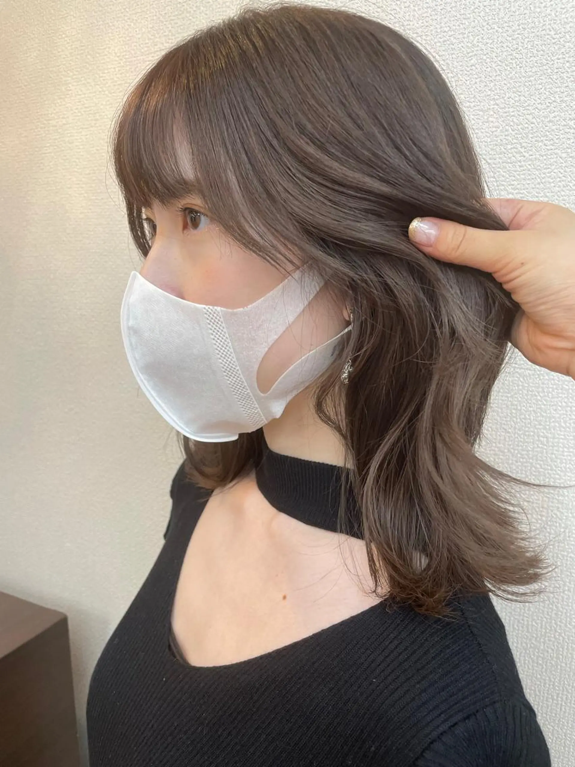 ミディアム カット ヘアカラー トリートメント フェイシャルエステ＆まつげサロン　La Pleine Lune【プレーヌリュンヌ】所属・YURI /まつげパーマのヘアスタイル