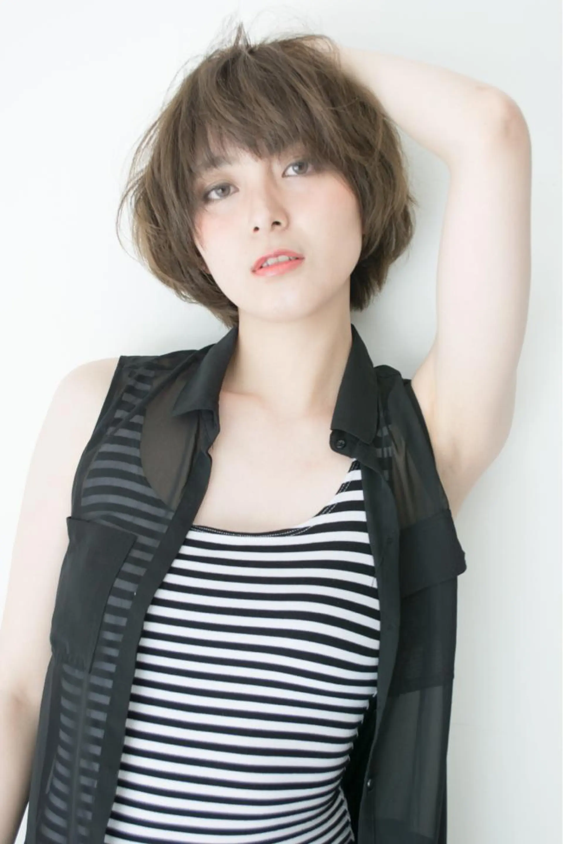 ミディアム 縮毛矯正/髪質改善 主税巧一のヘアスタイル