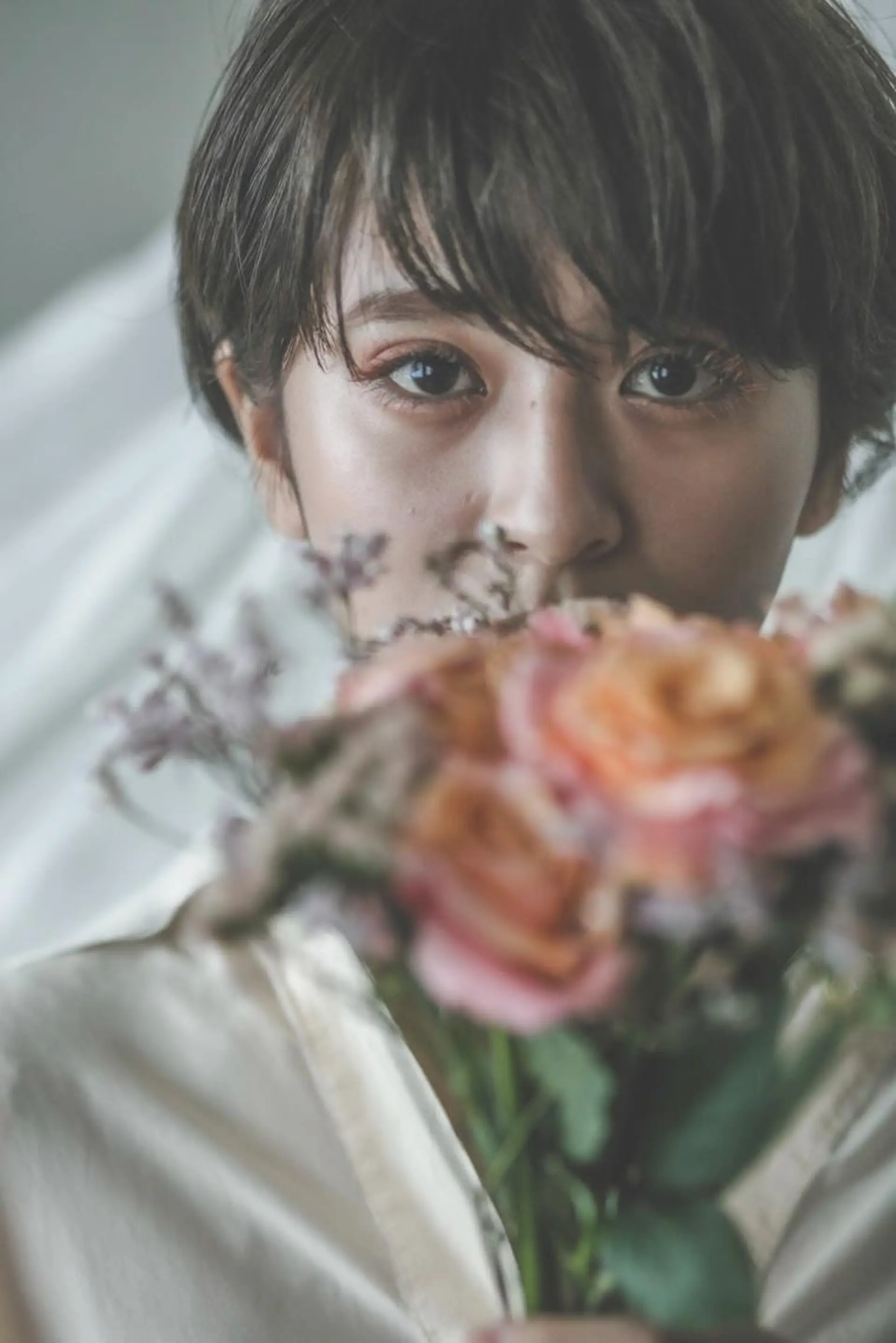 ショート カラー 永田 崇のヘアスタイル