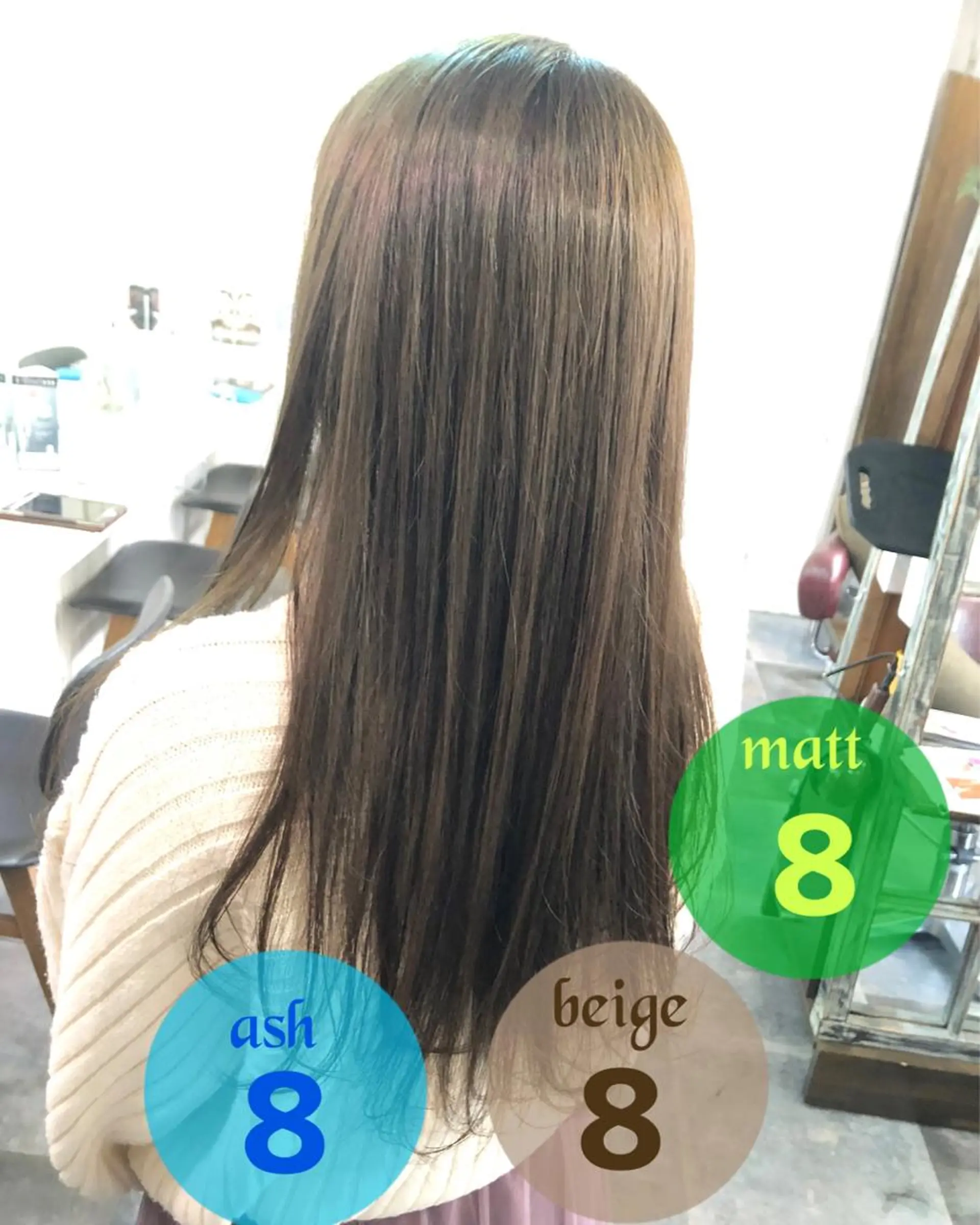 ロング カラー カット ヘアカラー 韓国ヘア/レイヤー/ 暖色カラー/ Aiのヘアスタイル