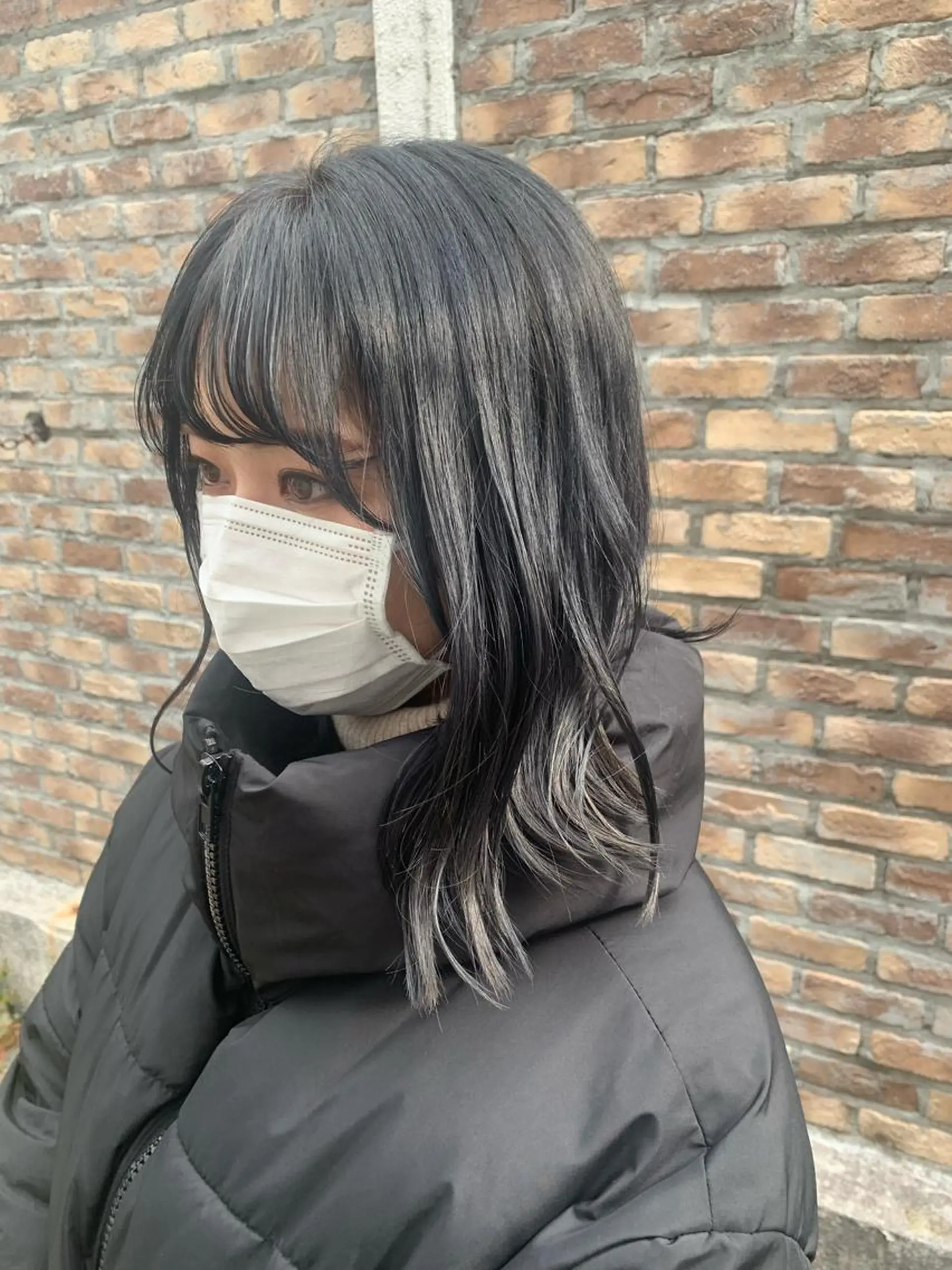 ミディアム ヘアカラー ショート/ボブ/透明 感カラー/高橋あみのヘアスタイル