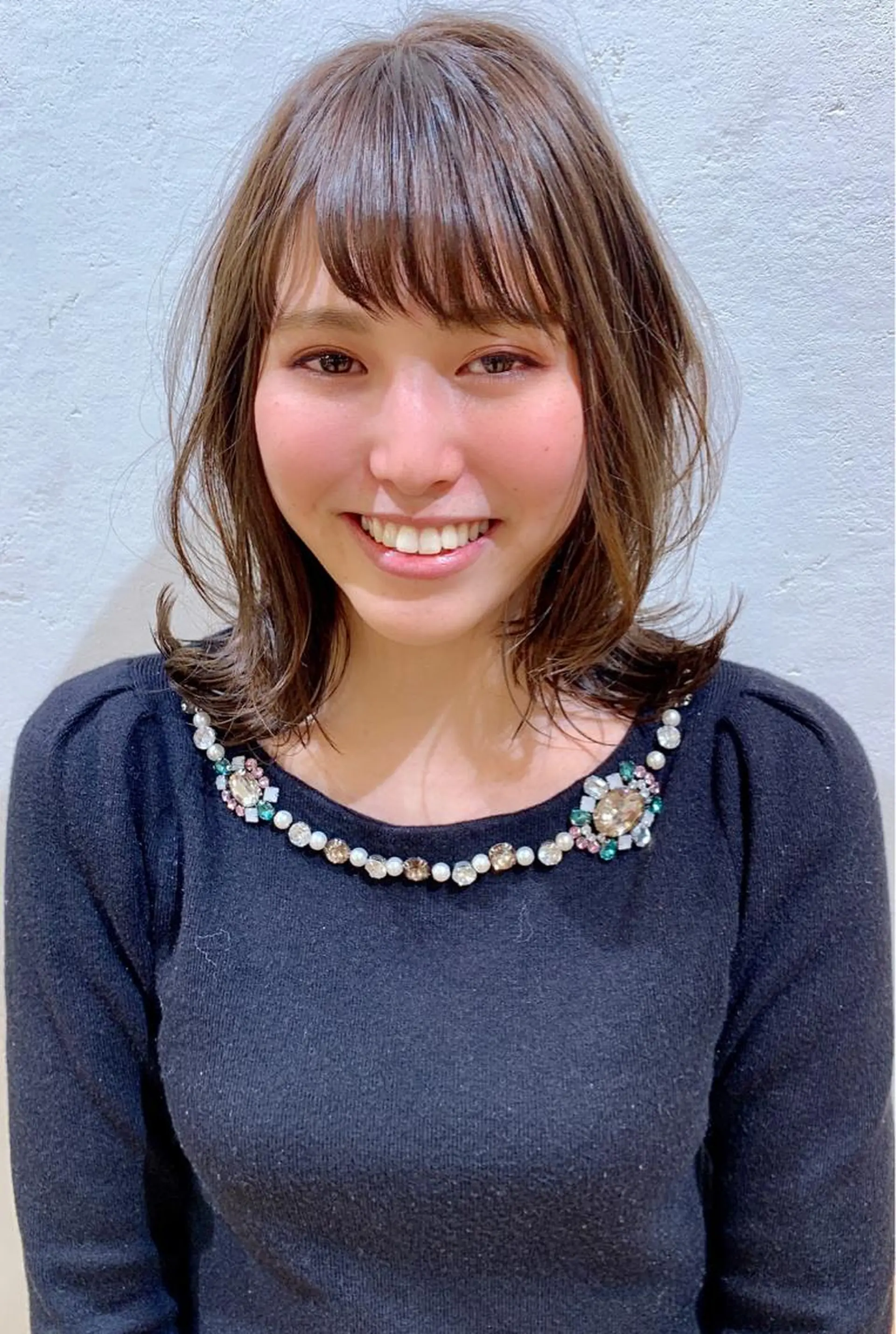 ミディアム カラー パーマ ヘアアレンジ ヘアカラー トリートメント ヘアセット Londideal 高橋ヒロシのヘアスタイル