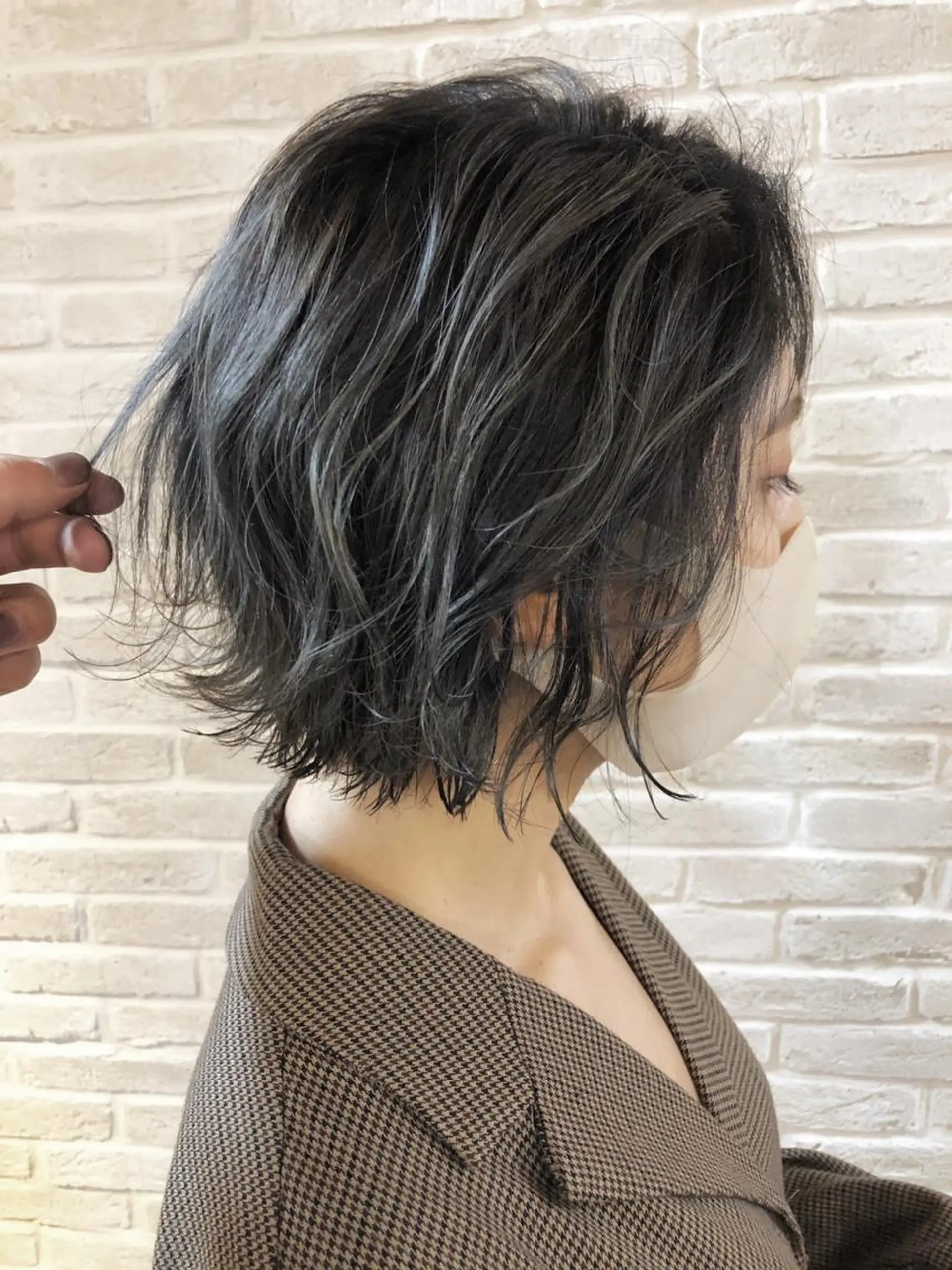 ミディアム カラー hair salon Ranun髪質改善のヘアスタイル