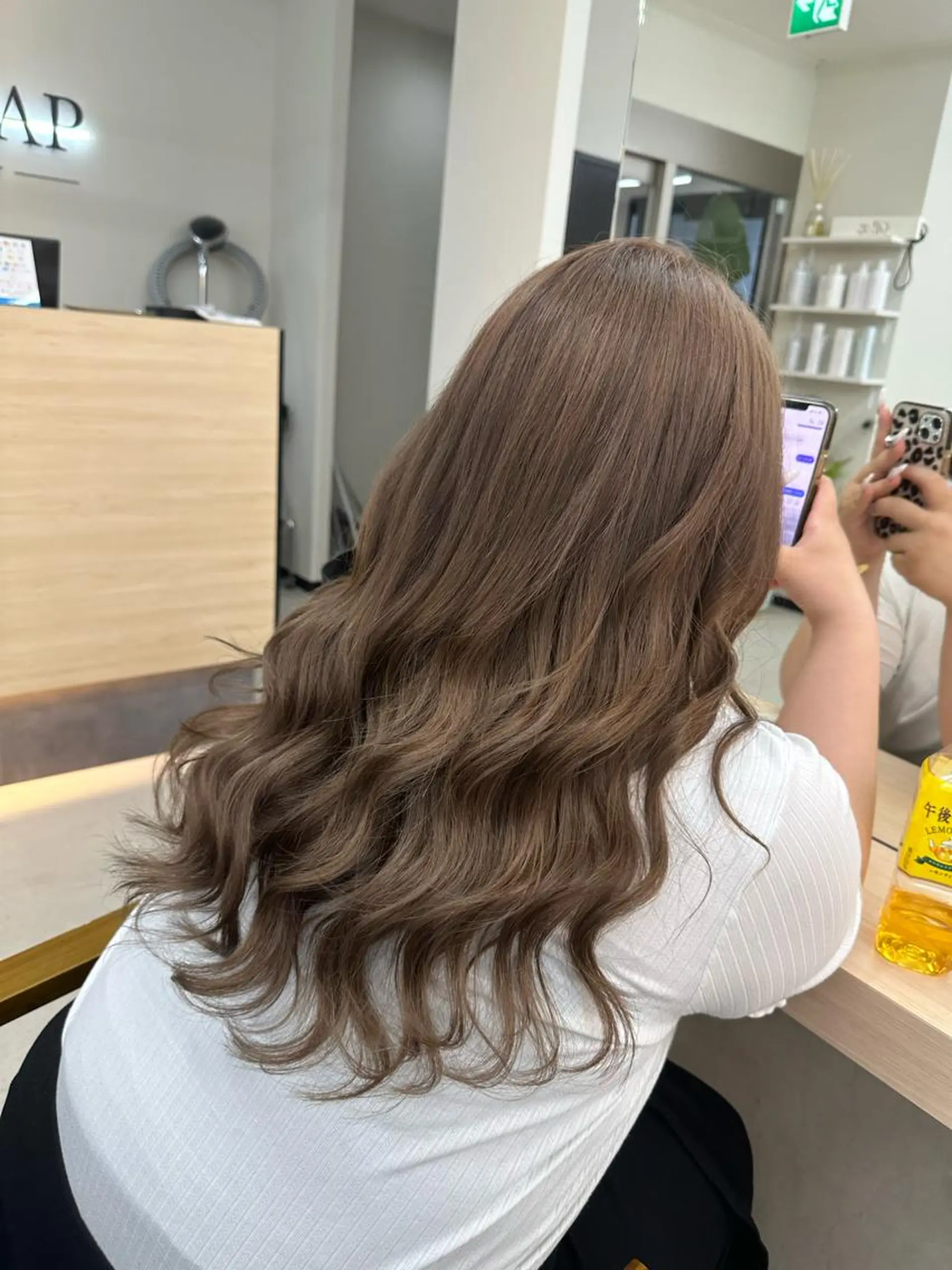 ロング カラー カット ヘアカラー トリートメント 𝐑𝐲𝐮𝐤𝐢 【店長】ALEAPのヘアスタイル