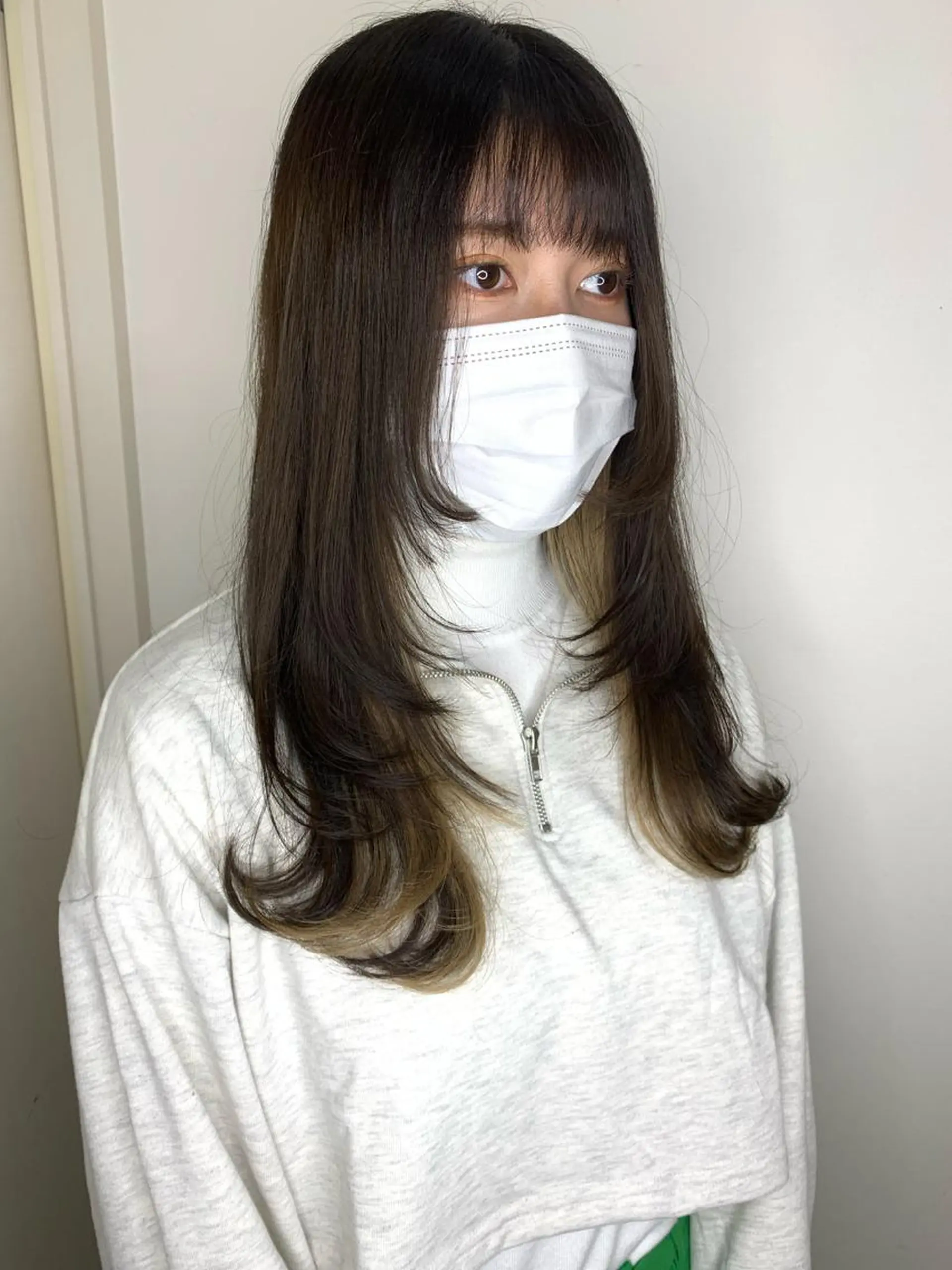 ロング カラー 🫧ウルフカット/ 畑中結衣🫧のヘアスタイル