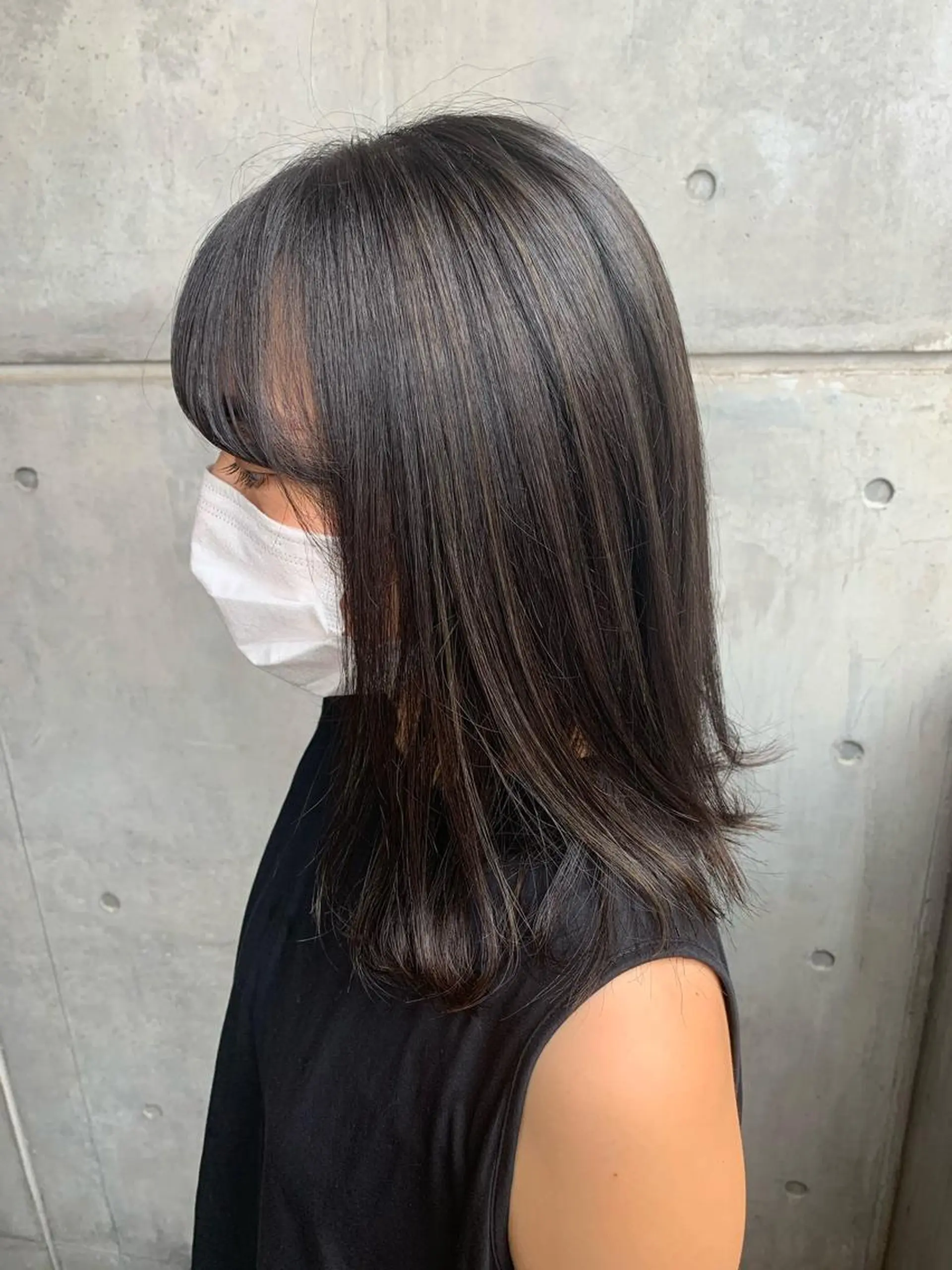 セミロング カラー ヘアアレンジ 髪質改善/縮毛/新宿 🫧SUZUKA🫧のヘアスタイル