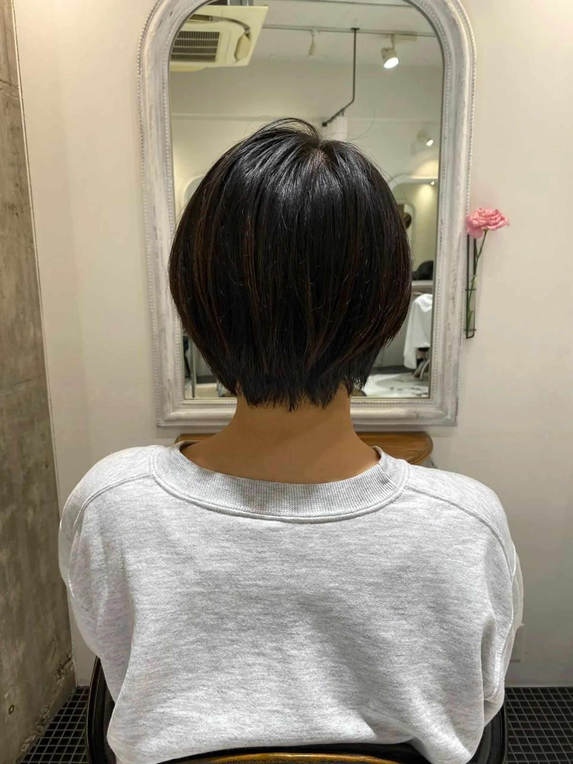 ショート カラー ヘアカラー ducha所属・DUCHA Tomida naoのヘアスタイル